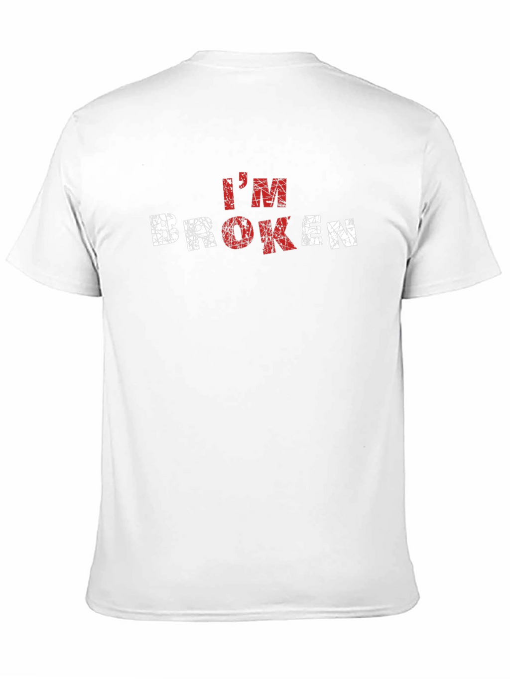 Im Broken Graphic T-Shirt - Distressed Design