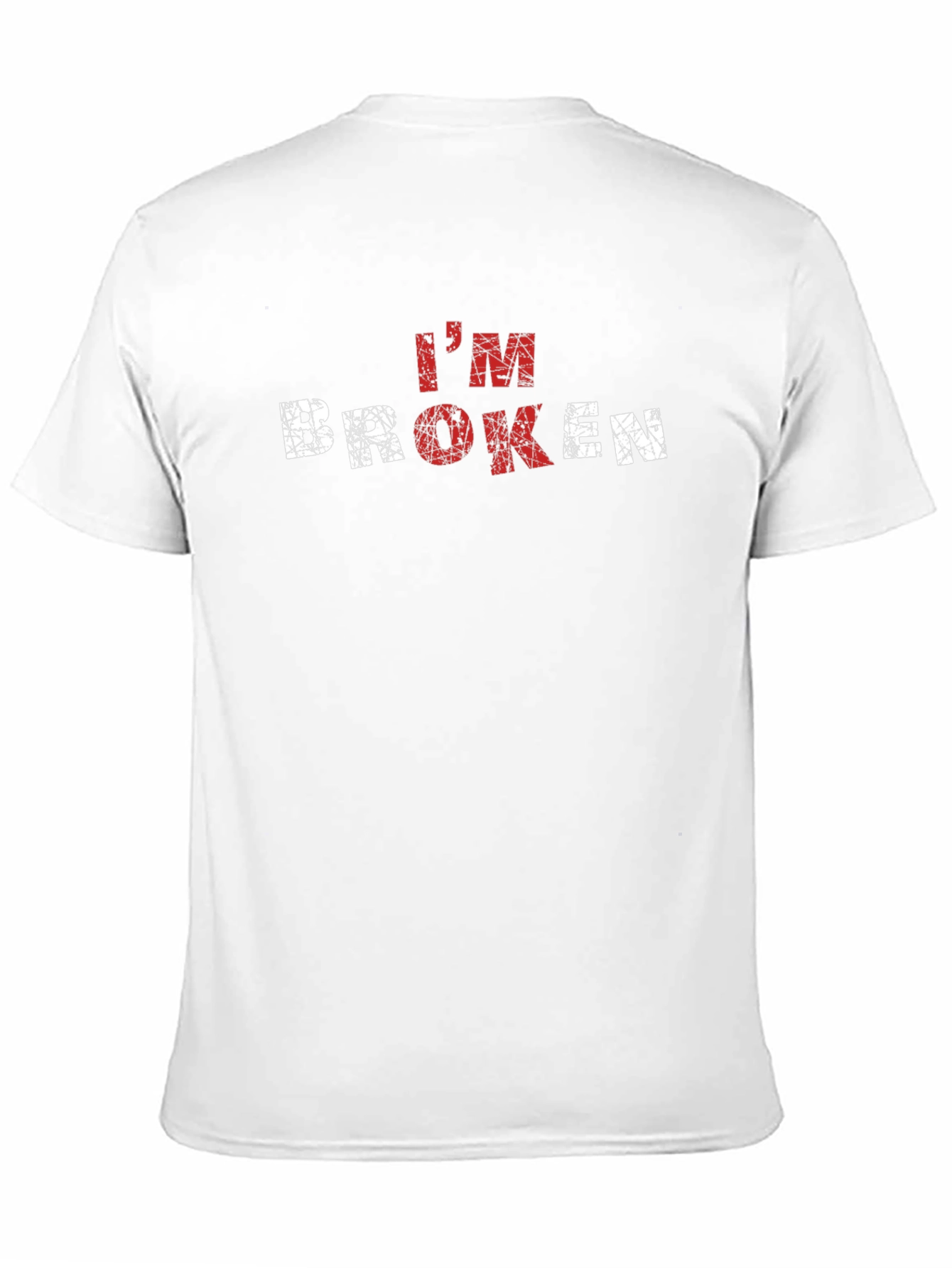 Im Broken Graphic T-Shirt - Distressed Design