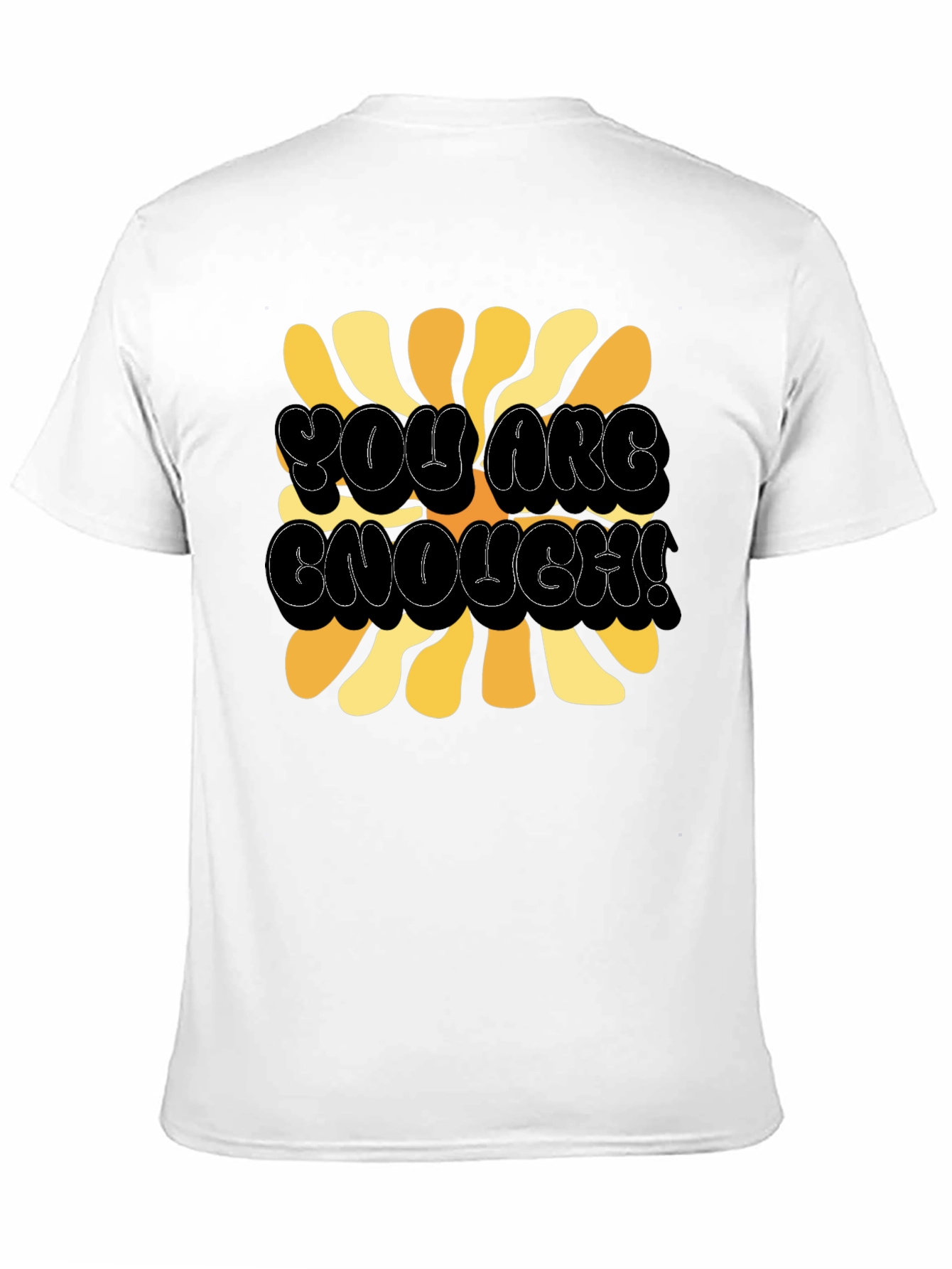 You Are Enough! Graphic T-Shirt - Black