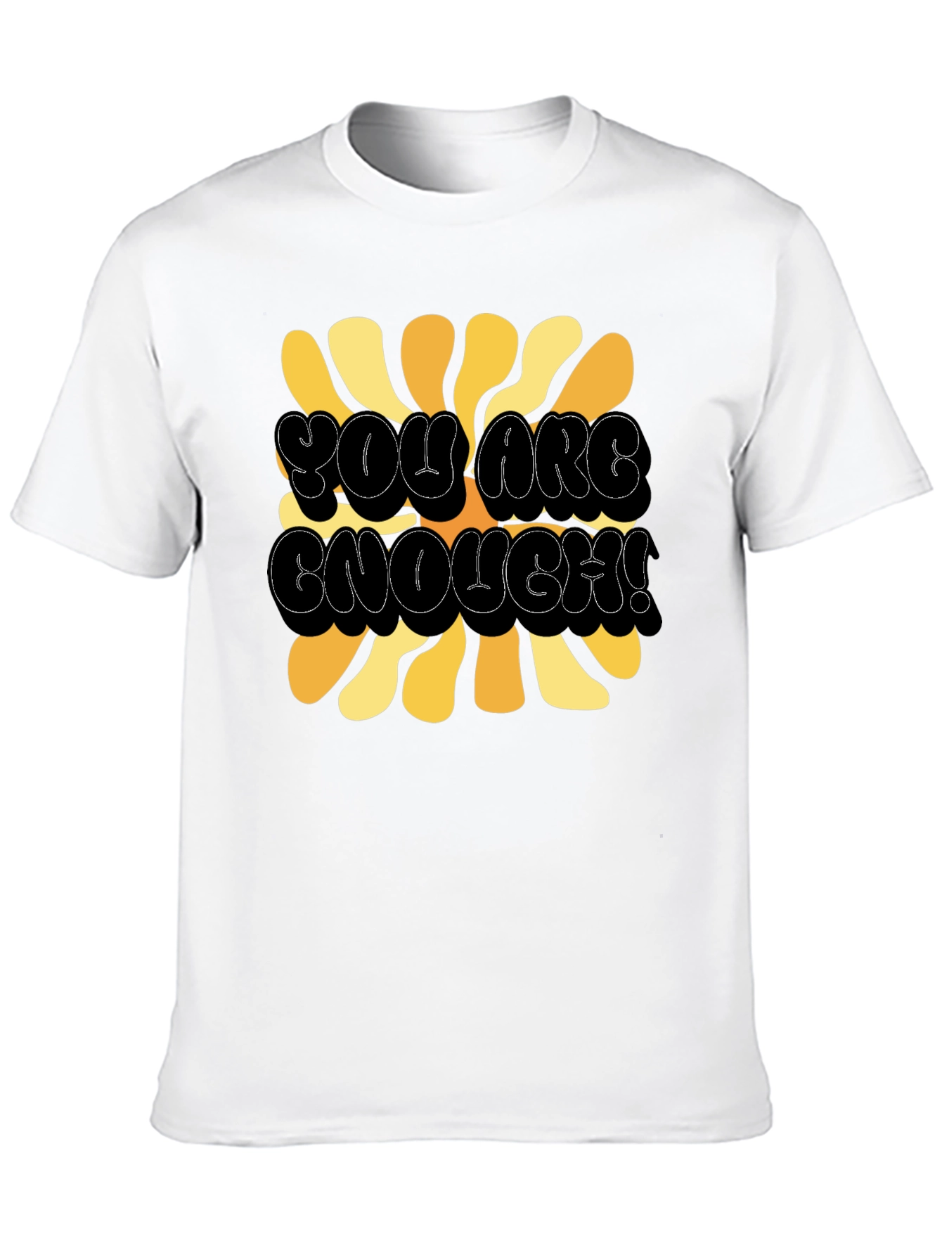 You Are Enough! Graphic T-Shirt - Black