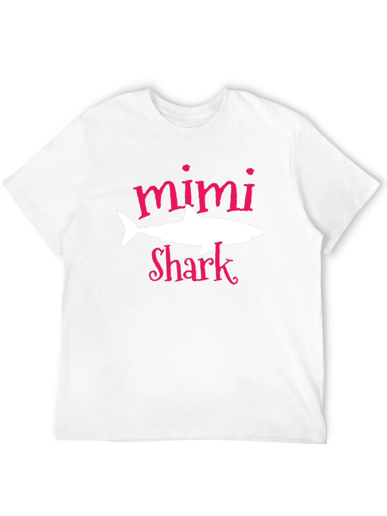 Mimi Shark Graphic Tee - Black Cotton T-Shirt