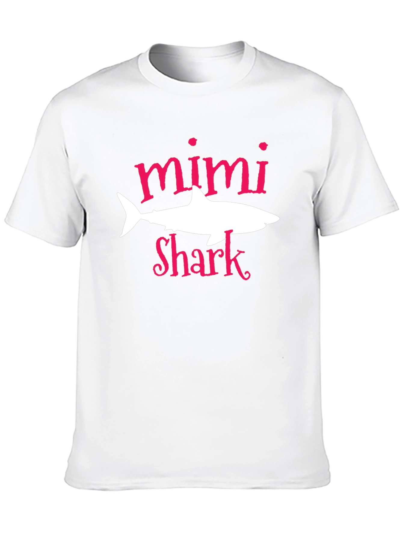 Mimi Shark Graphic Tee - Black Cotton T-Shirt