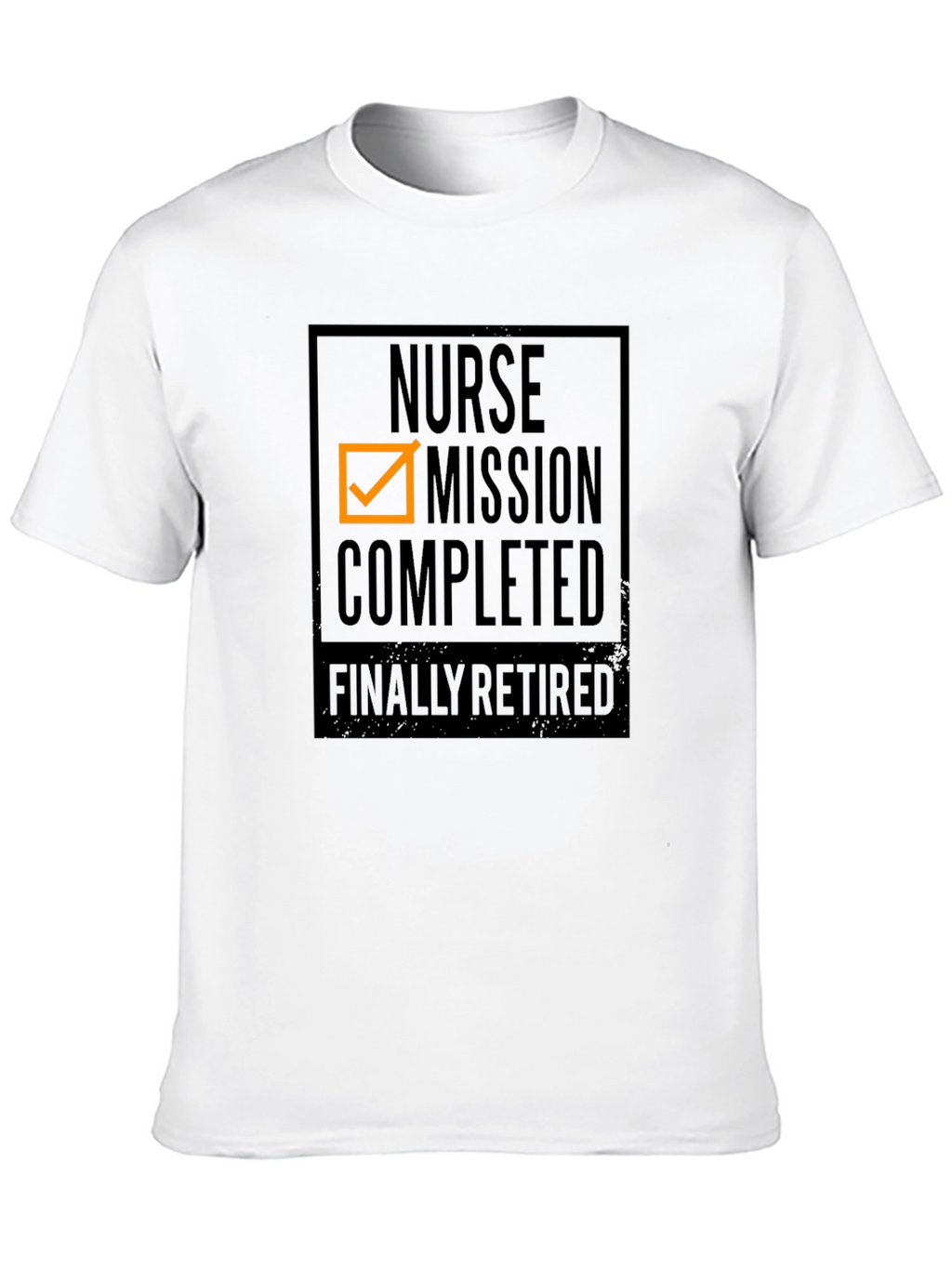 Nurse Mission Completed Retired Black T-Shirt