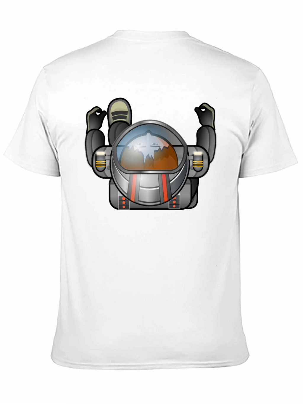 Astronaut Graphic Tee - Black Crew Neck
