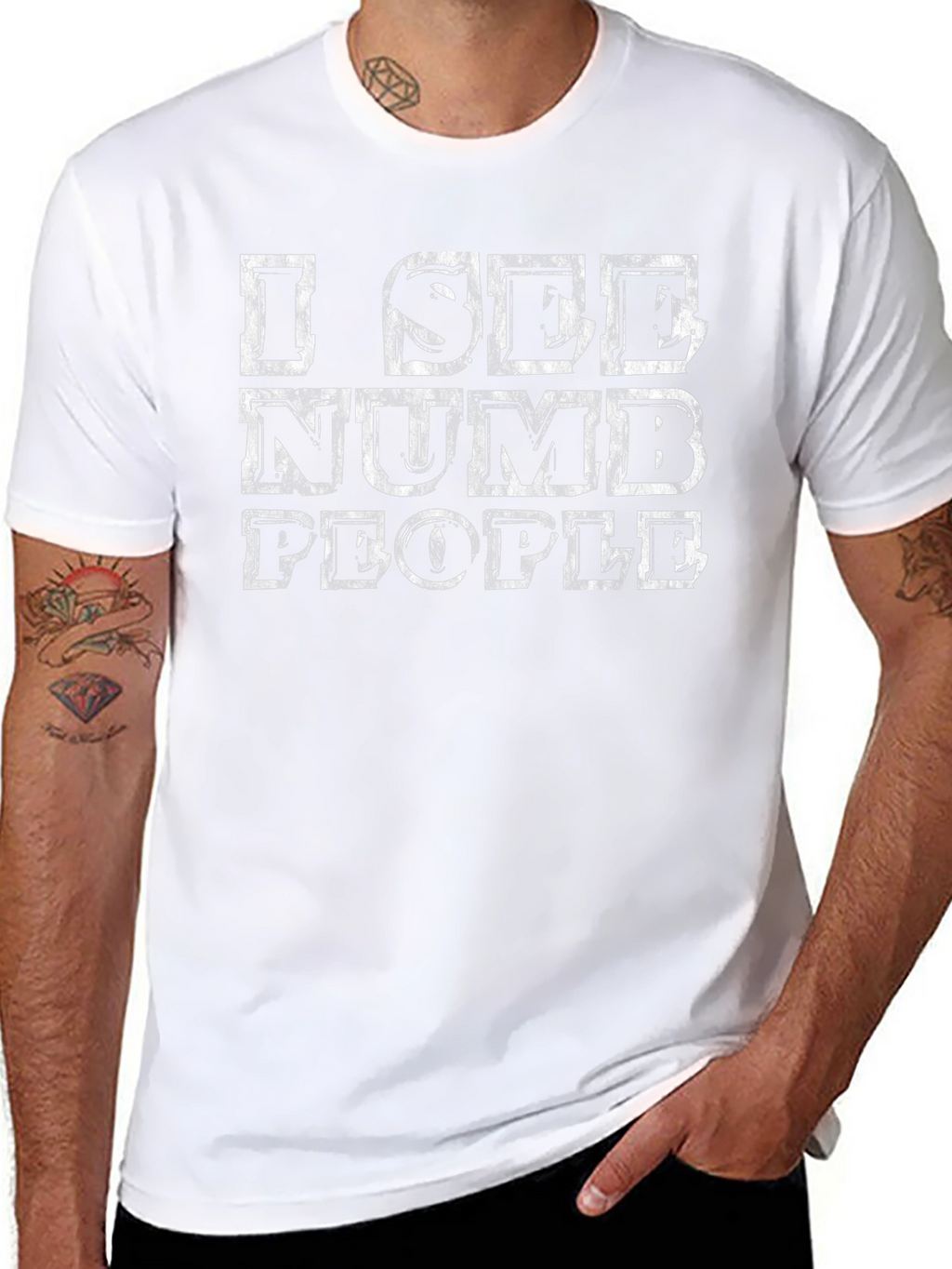I See Numb People Graphic T-Shirt