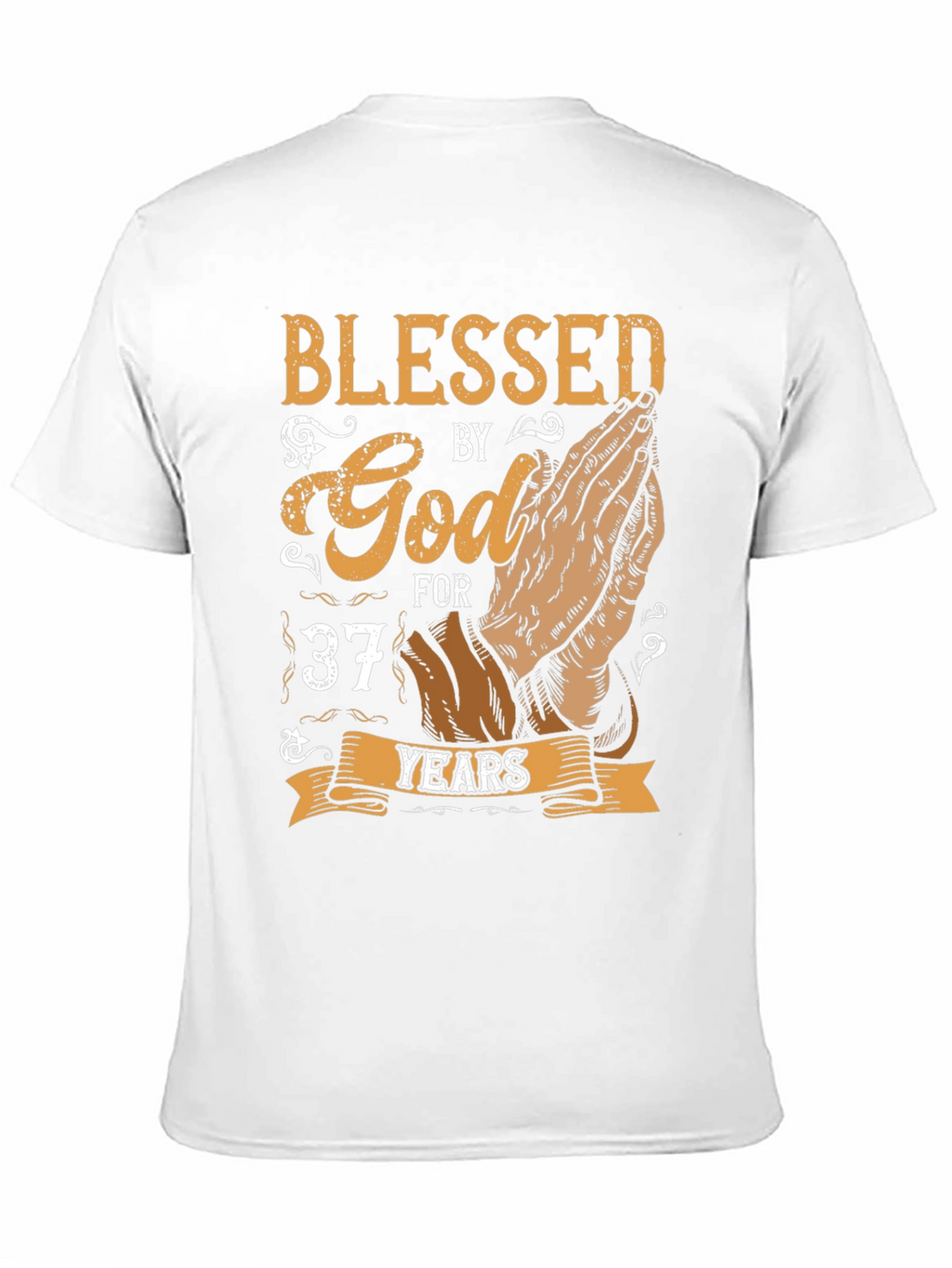 Blessed by God Graphic Tee - 37 Years