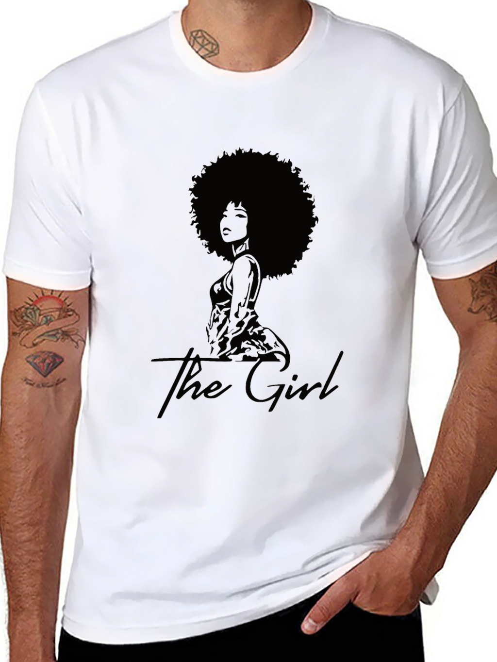 The Girl T-Shirt - Stylish Graphic Tee