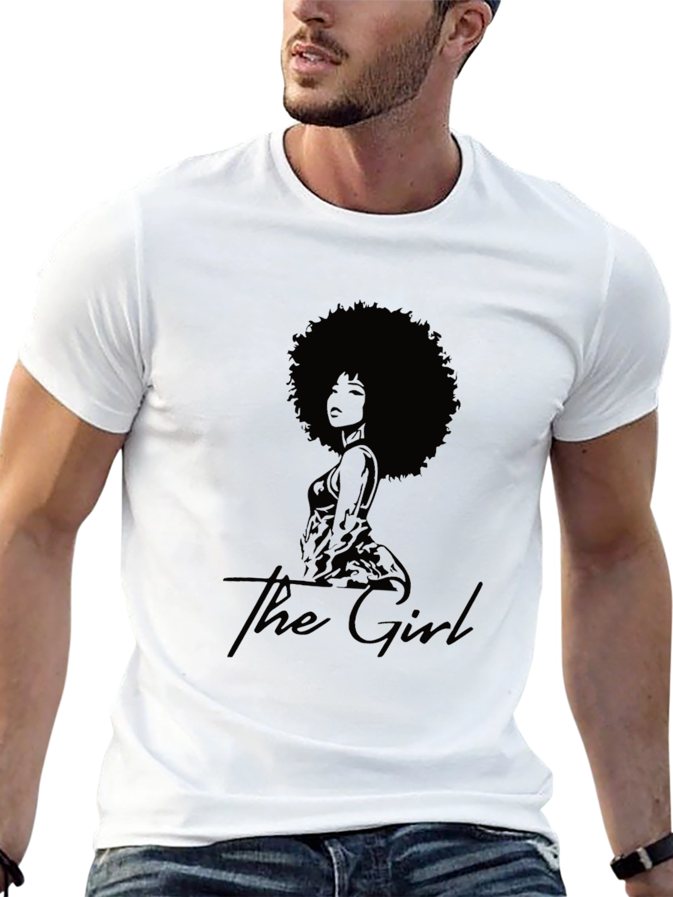 The Girl T-Shirt - Stylish Graphic Tee
