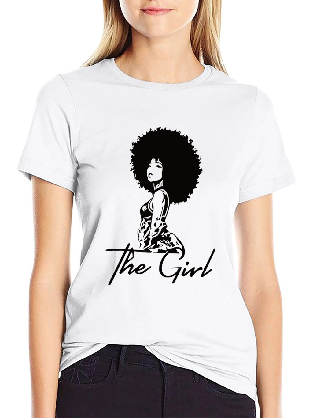 The Girl T-Shirt - Stylish Graphic Tee