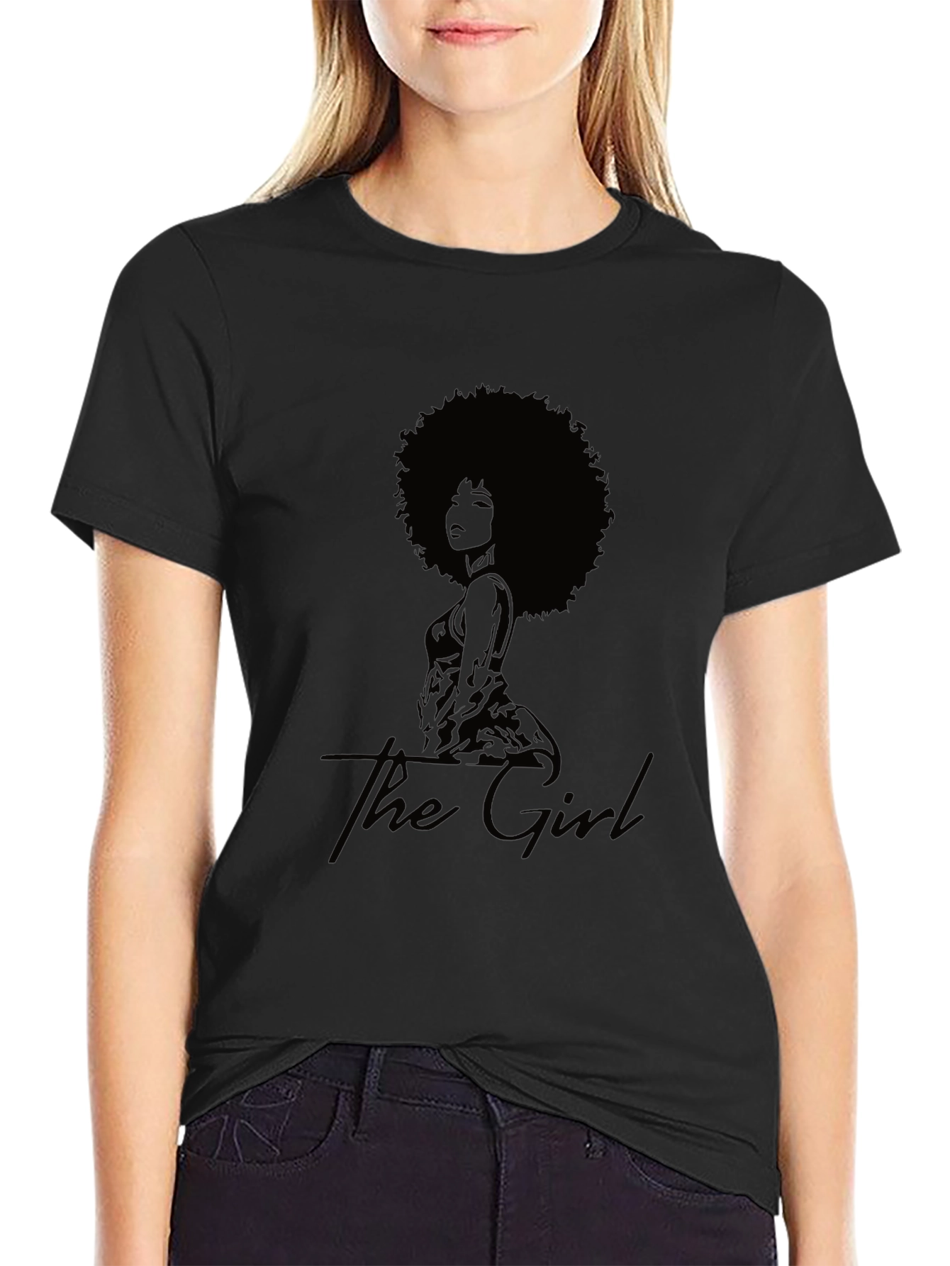 The Girl T-Shirt - Stylish Graphic Tee