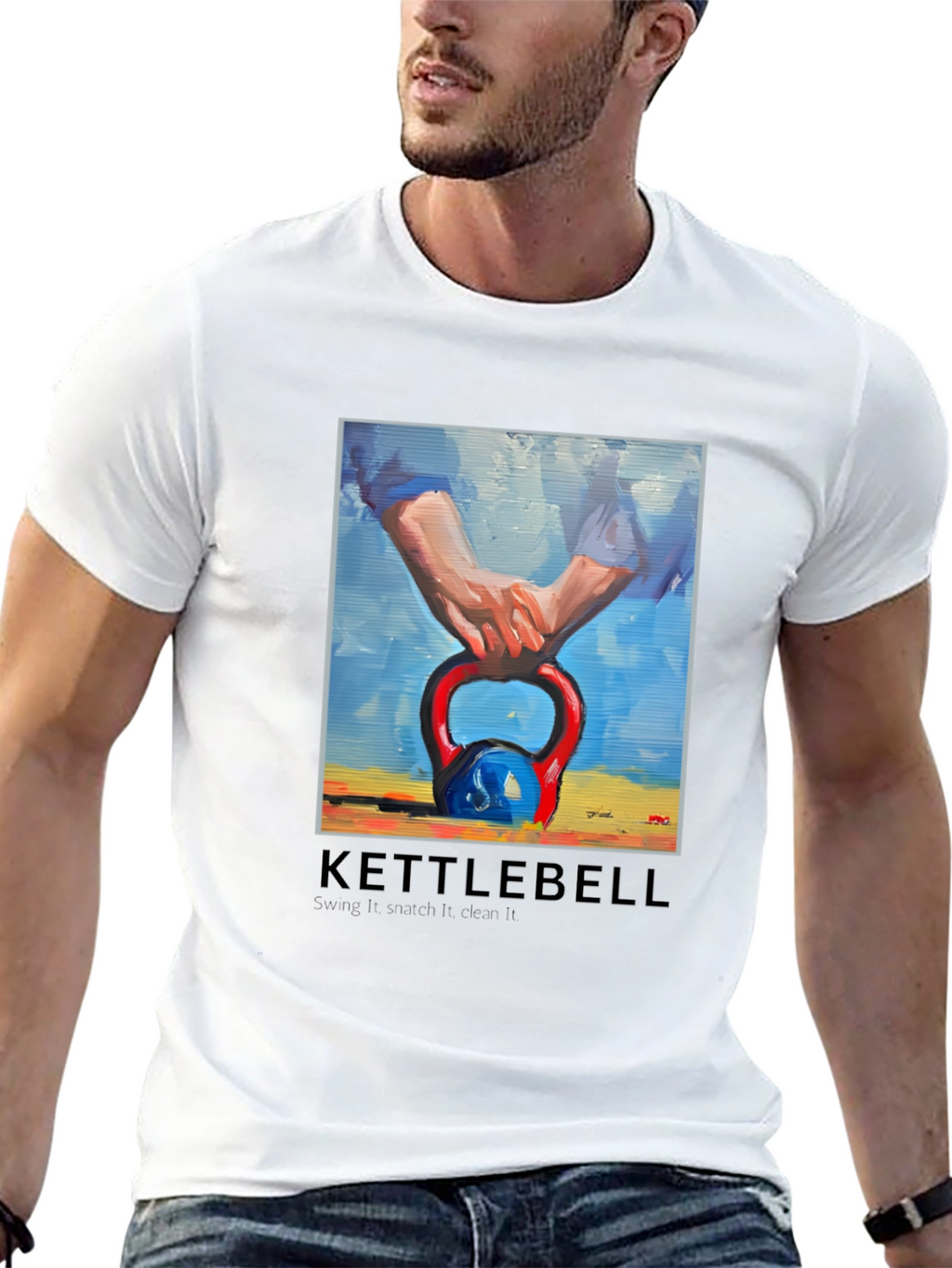 Kettlebell Graphic Tee - Swing It Love It!
