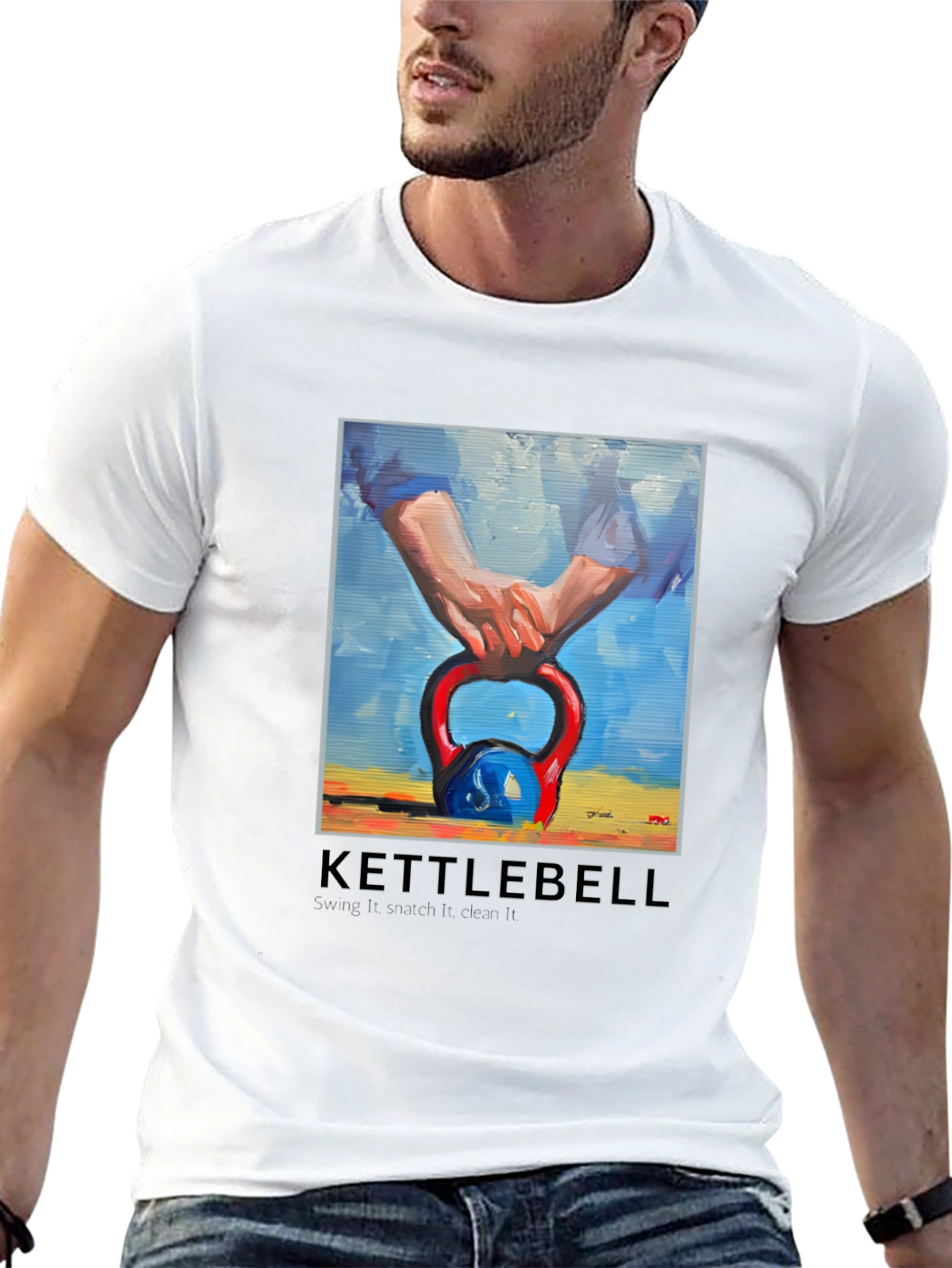 Kettlebell Graphic Tee - Swing It Love It!