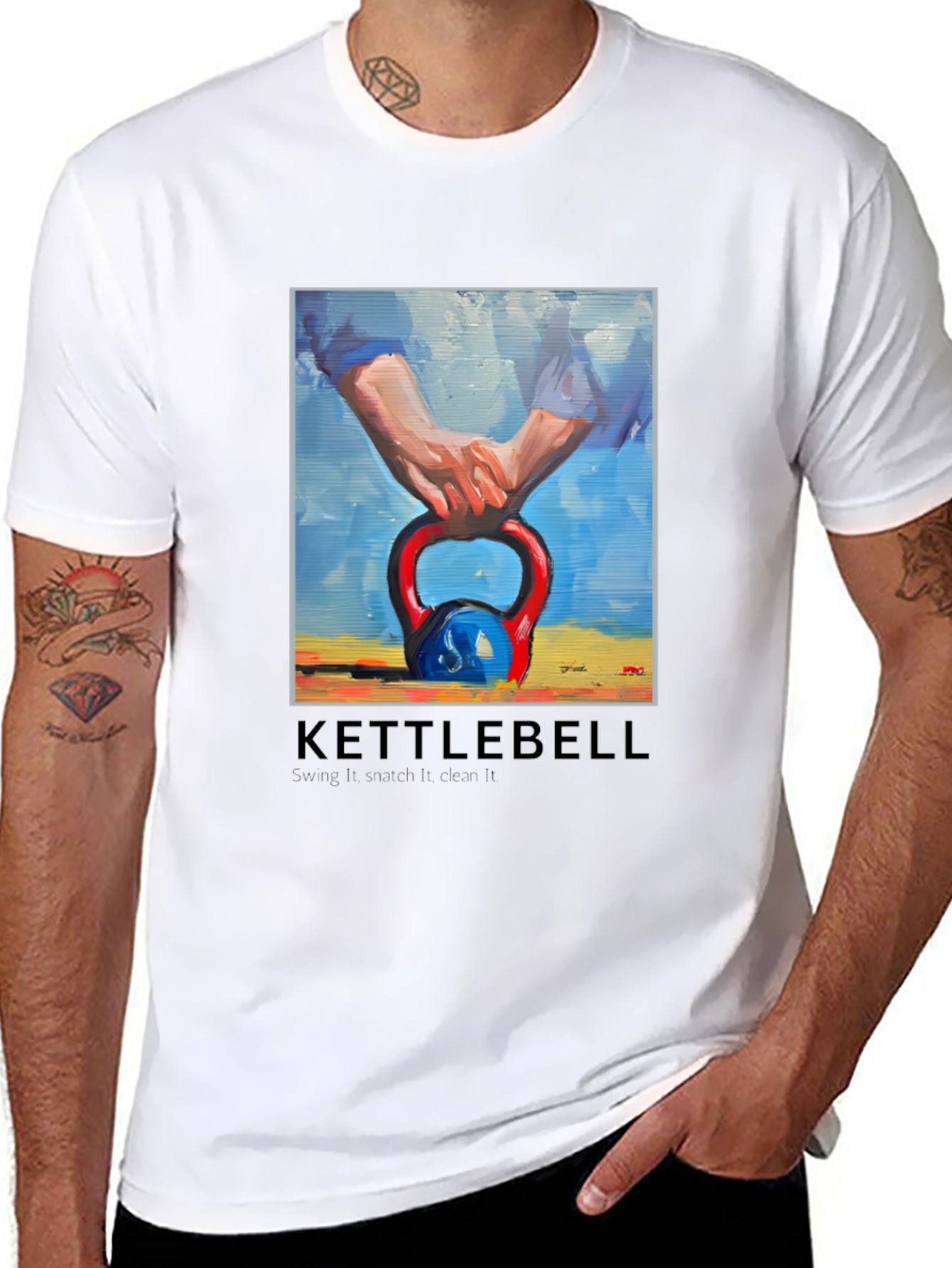 Kettlebell Graphic Tee - Swing It Love It!