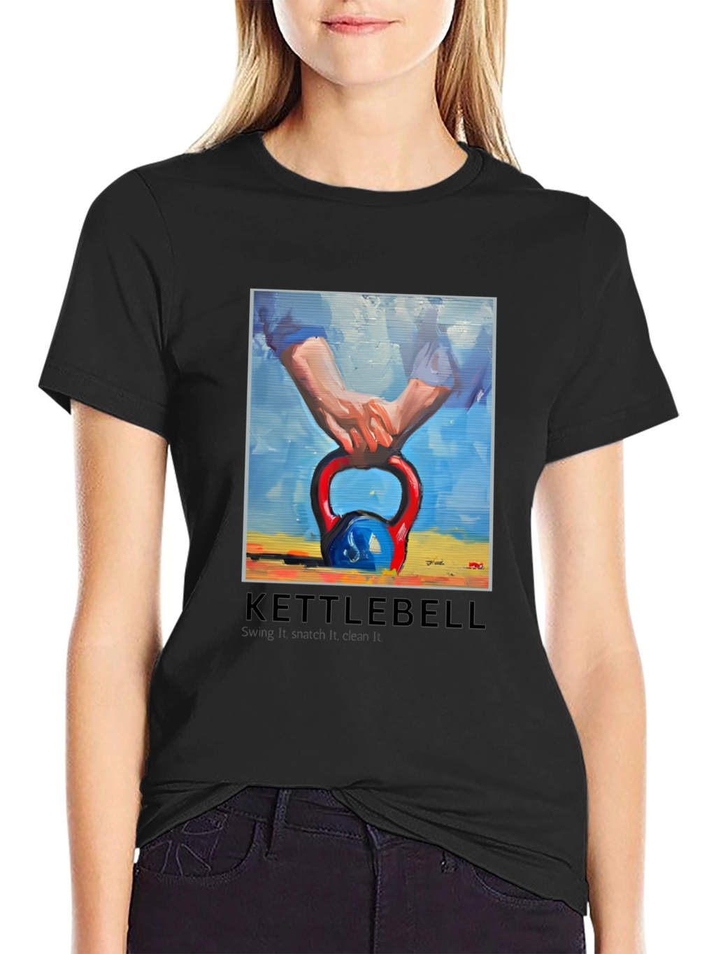 Kettlebell Graphic Tee - Swing It Love It!