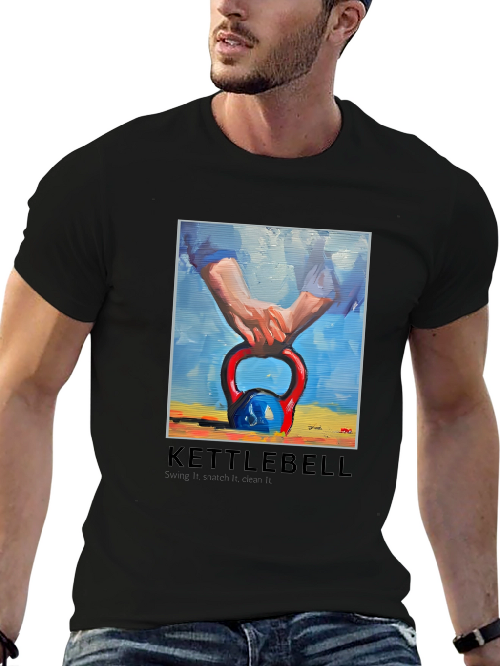 Kettlebell Graphic Tee - Swing It Love It!