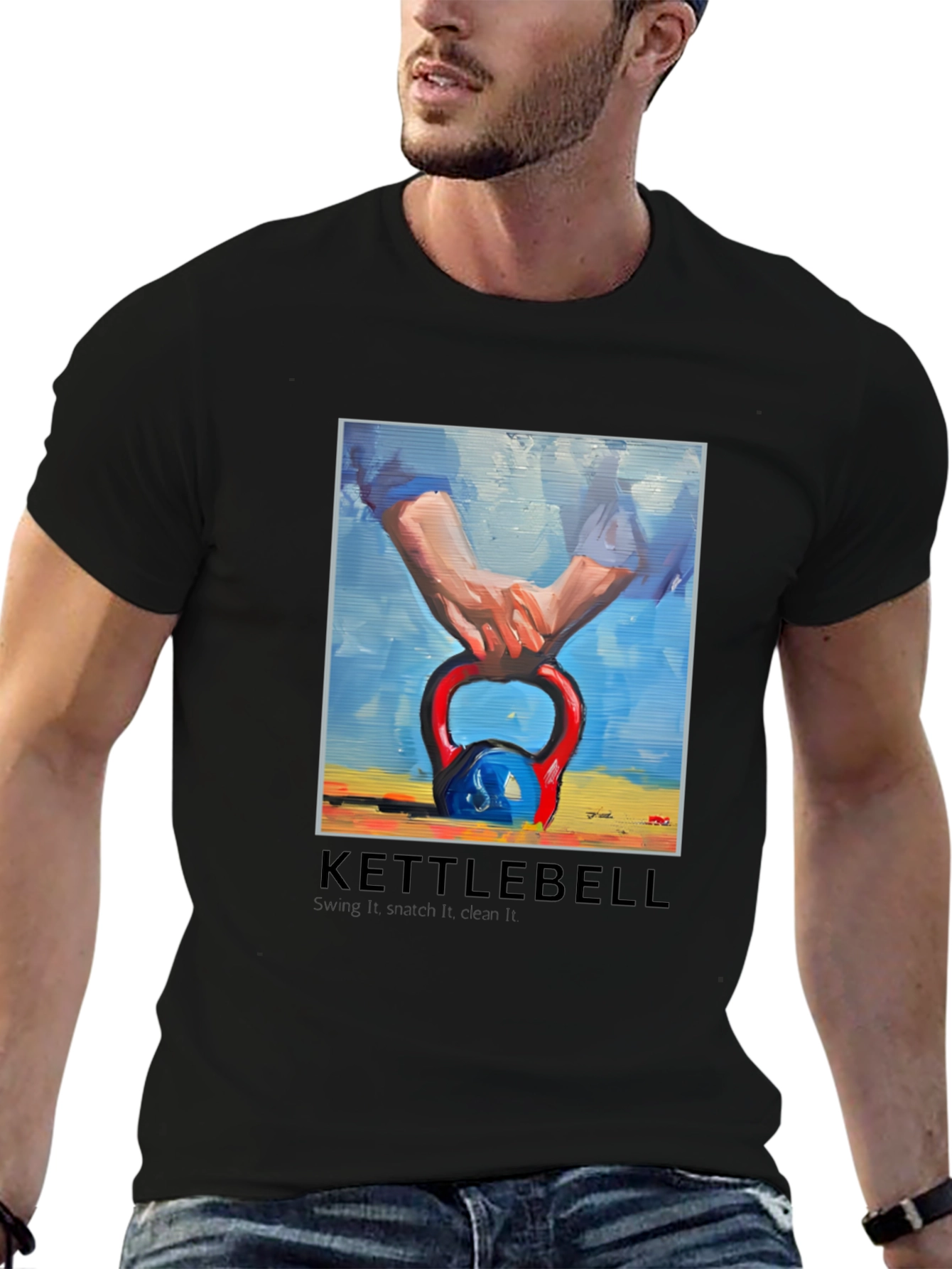 Kettlebell Graphic Tee - Swing It Love It!