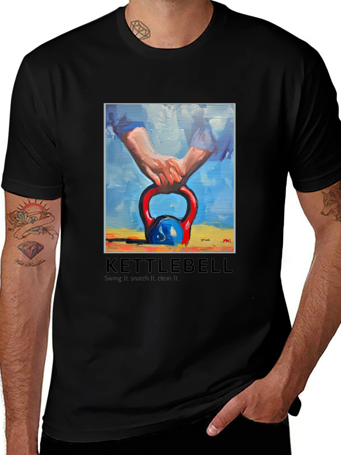 Kettlebell Graphic Tee - Swing It Love It!