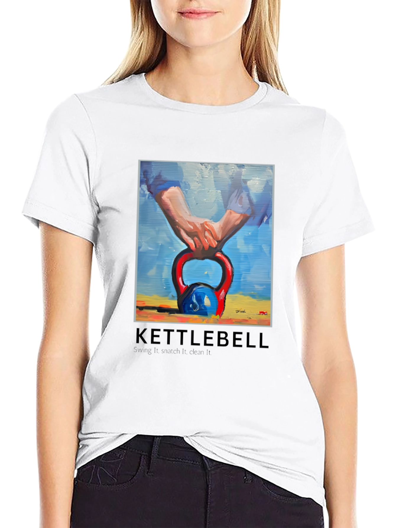 Kettlebell Graphic Tee - Swing It Love It!