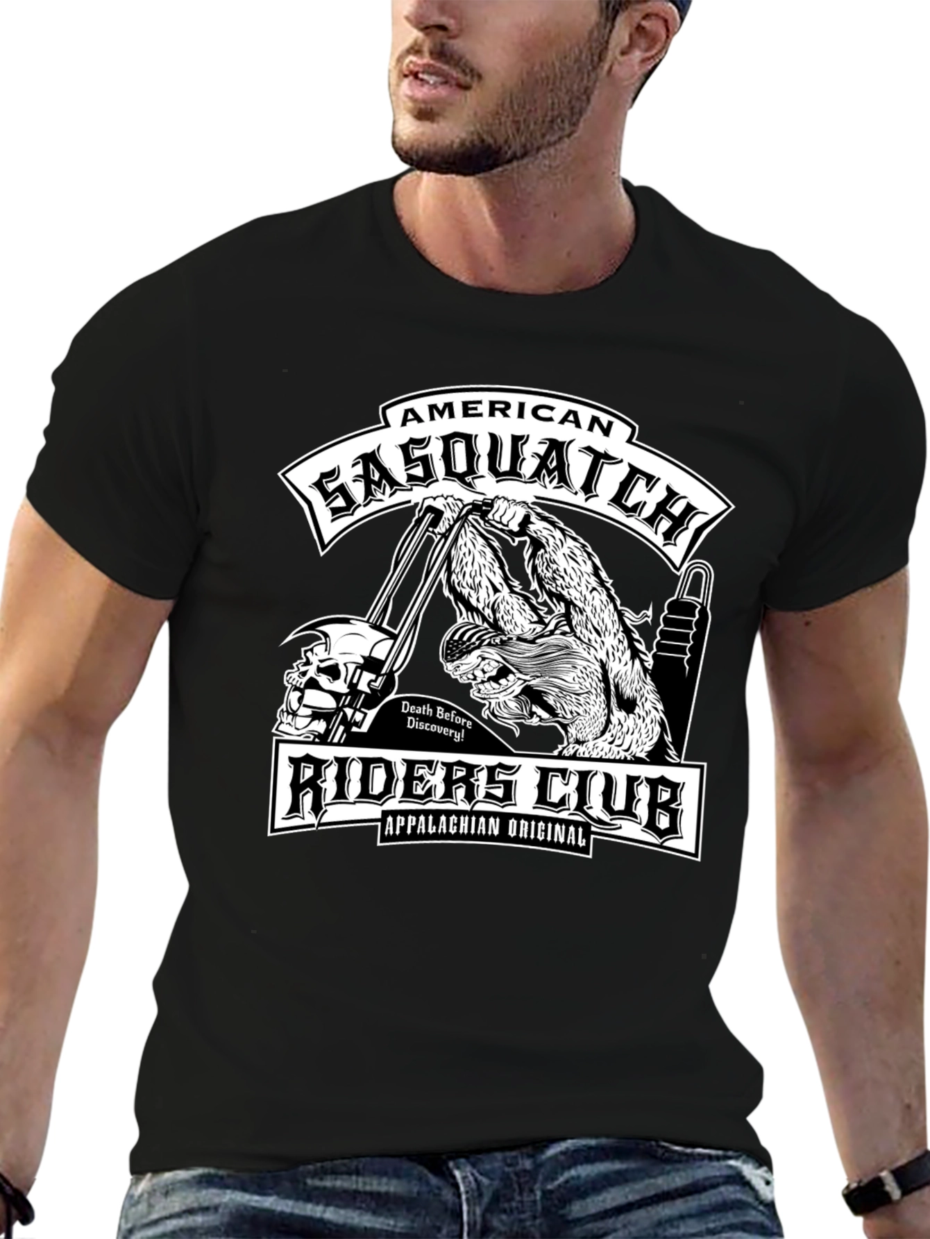 American Sasquatch Riders Club Black T-Shirt