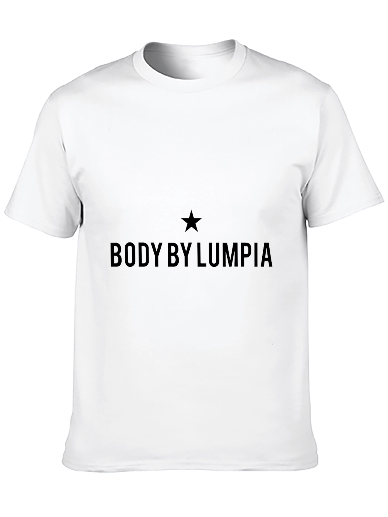 Body By Lumpia Black T-Shirt - Unique Design