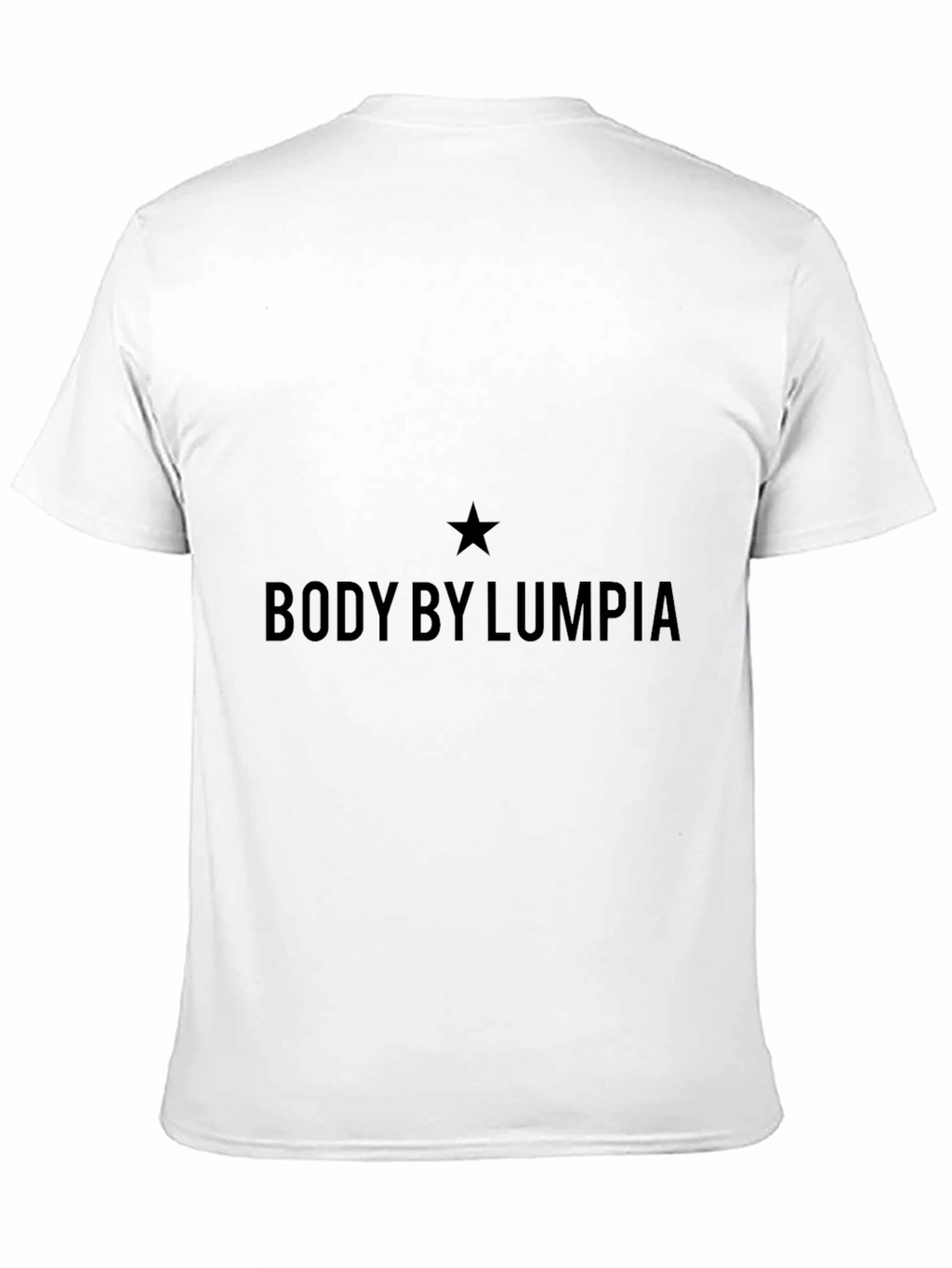 Body By Lumpia Black T-Shirt - Unique Design