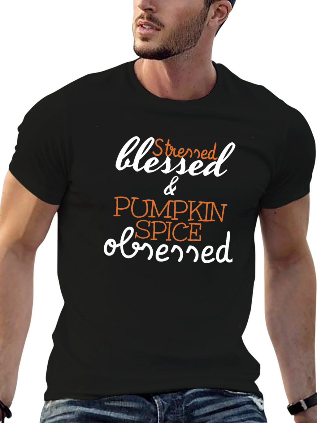 Blessed Stressed & Pumpkin Spice Obsessed T-Shirt