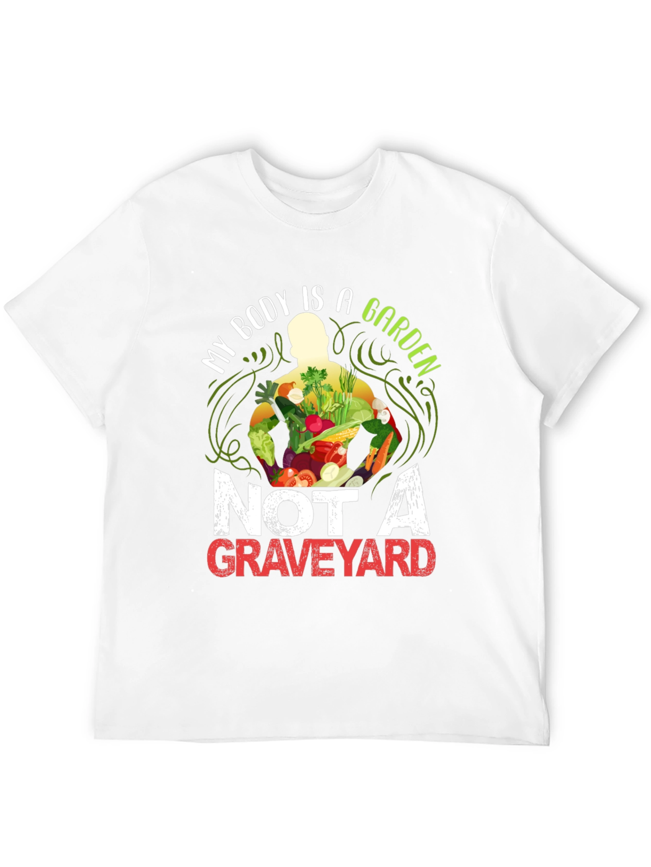 Vegan T-Shirt: My Body is a Garden Graphic Tee
