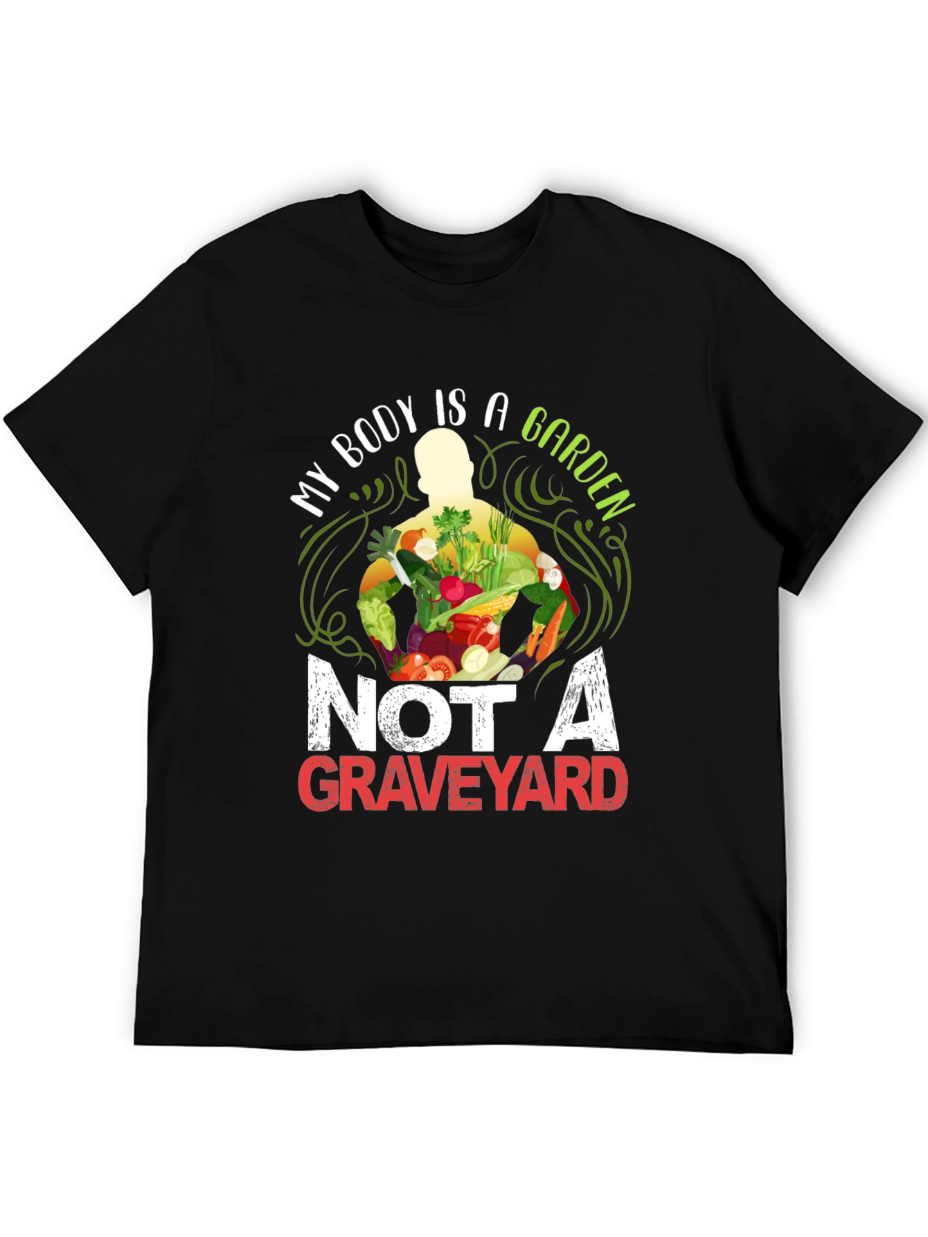 Vegan T-Shirt: My Body is a Garden Graphic Tee