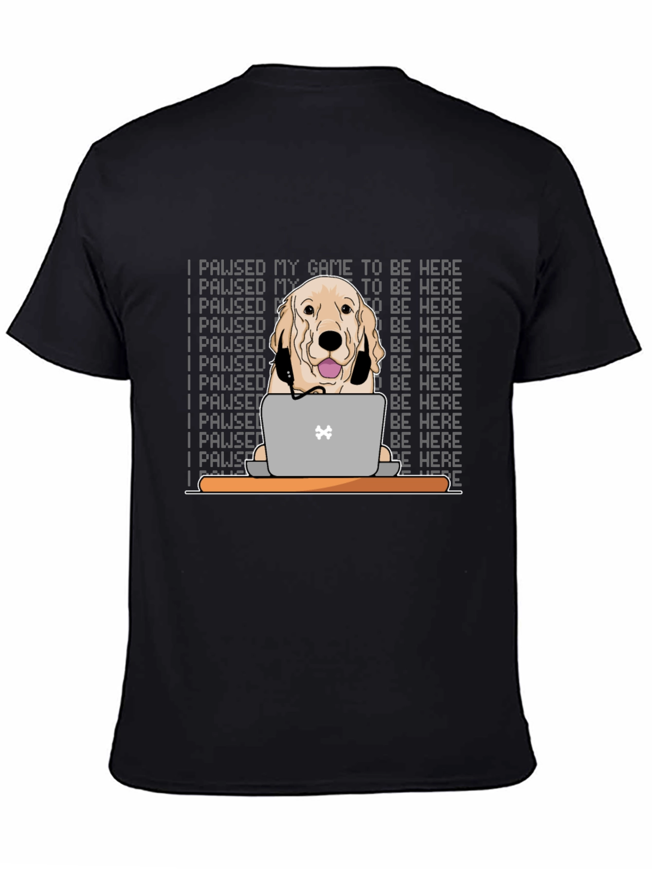 Gamer Dog T-Shirt - I Paused My Game