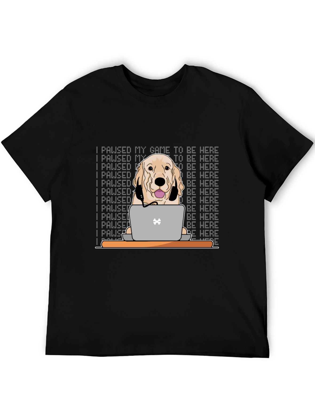 Gamer Dog T-Shirt - I Paused My Game