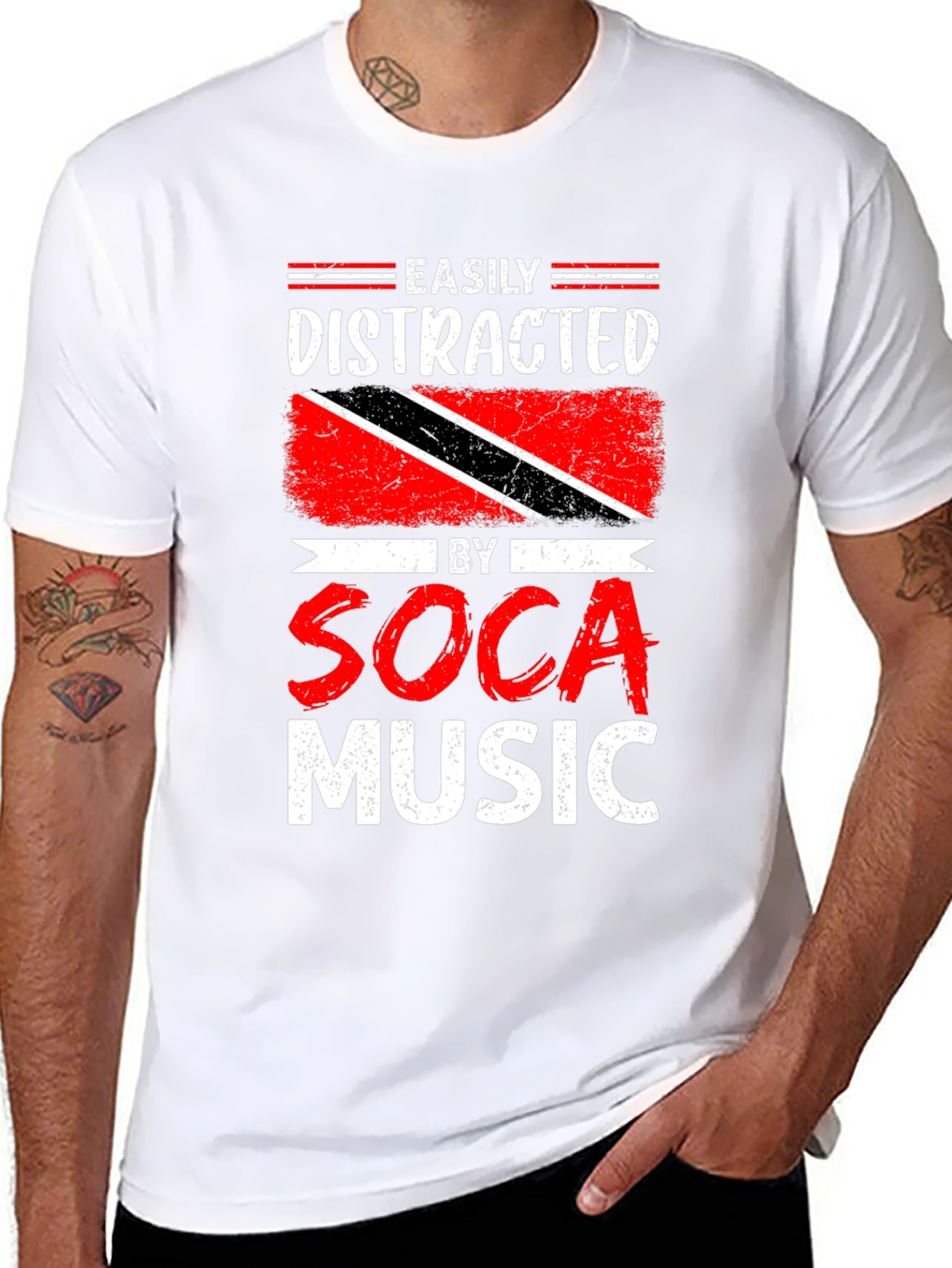 Easily Distracted by Soca Music T-Shirt