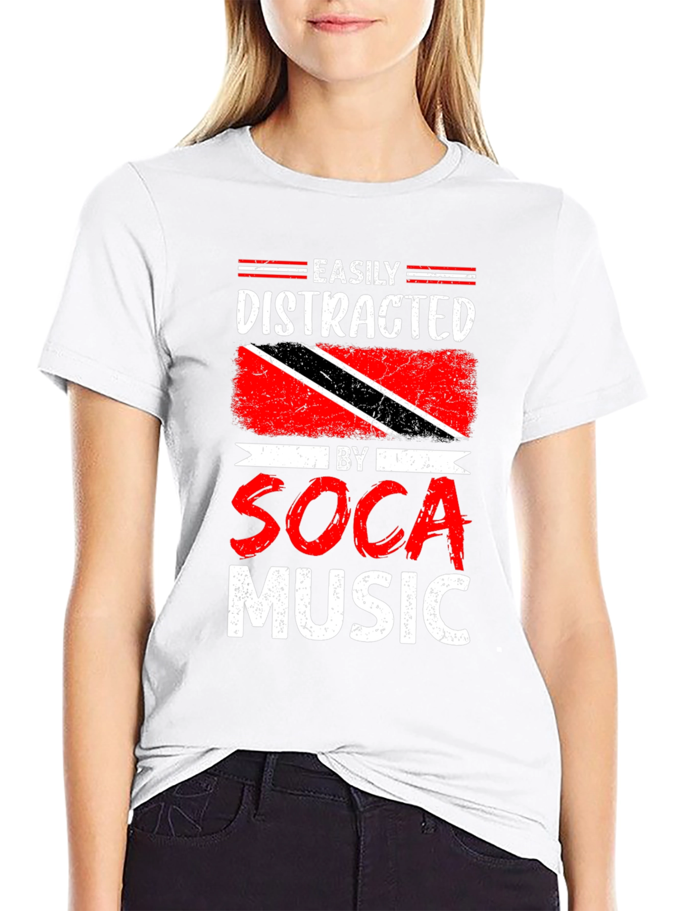 Easily Distracted by Soca Music T-Shirt