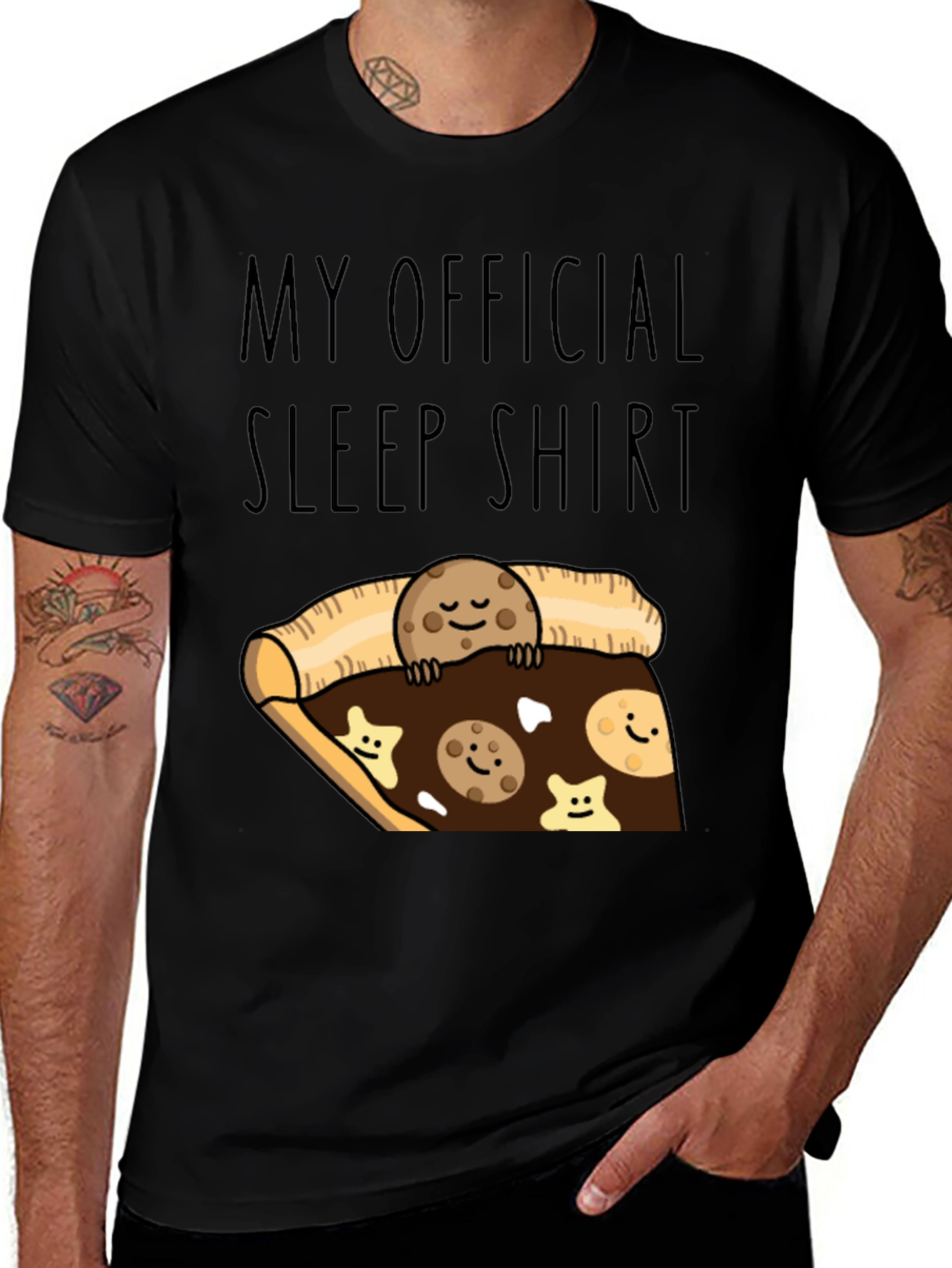 Funny Cookie Sleep Shirt - Official Pajama Tee
