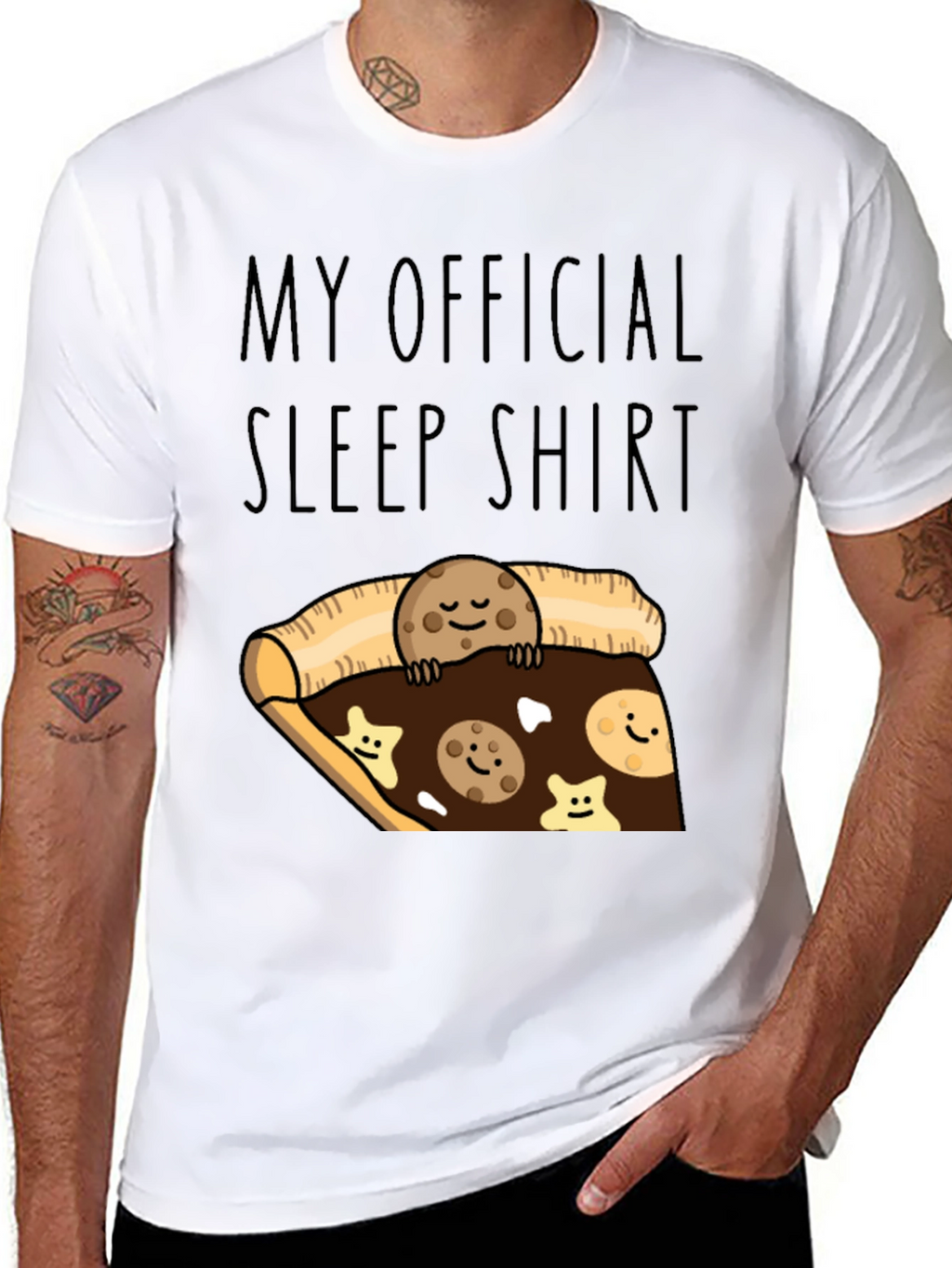 Funny Cookie Sleep Shirt - Official Pajama Tee