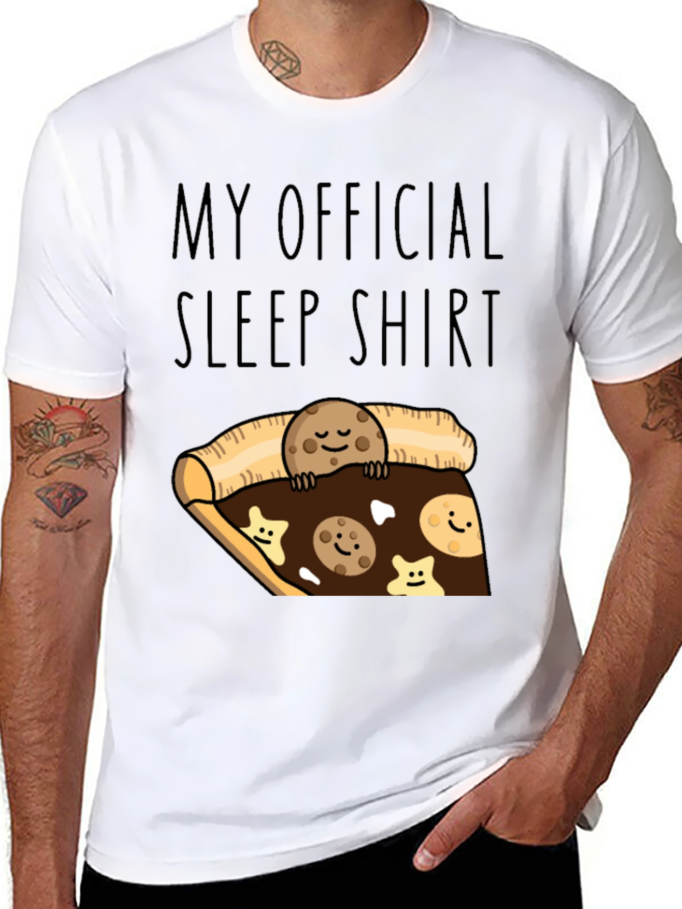 Funny Cookie Sleep Shirt - Official Pajama Tee