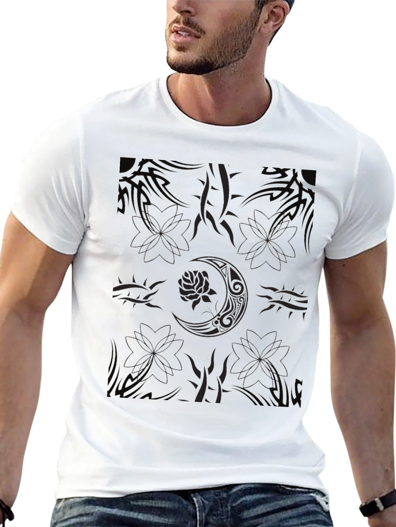 Mystic Moon Black T-Shirt