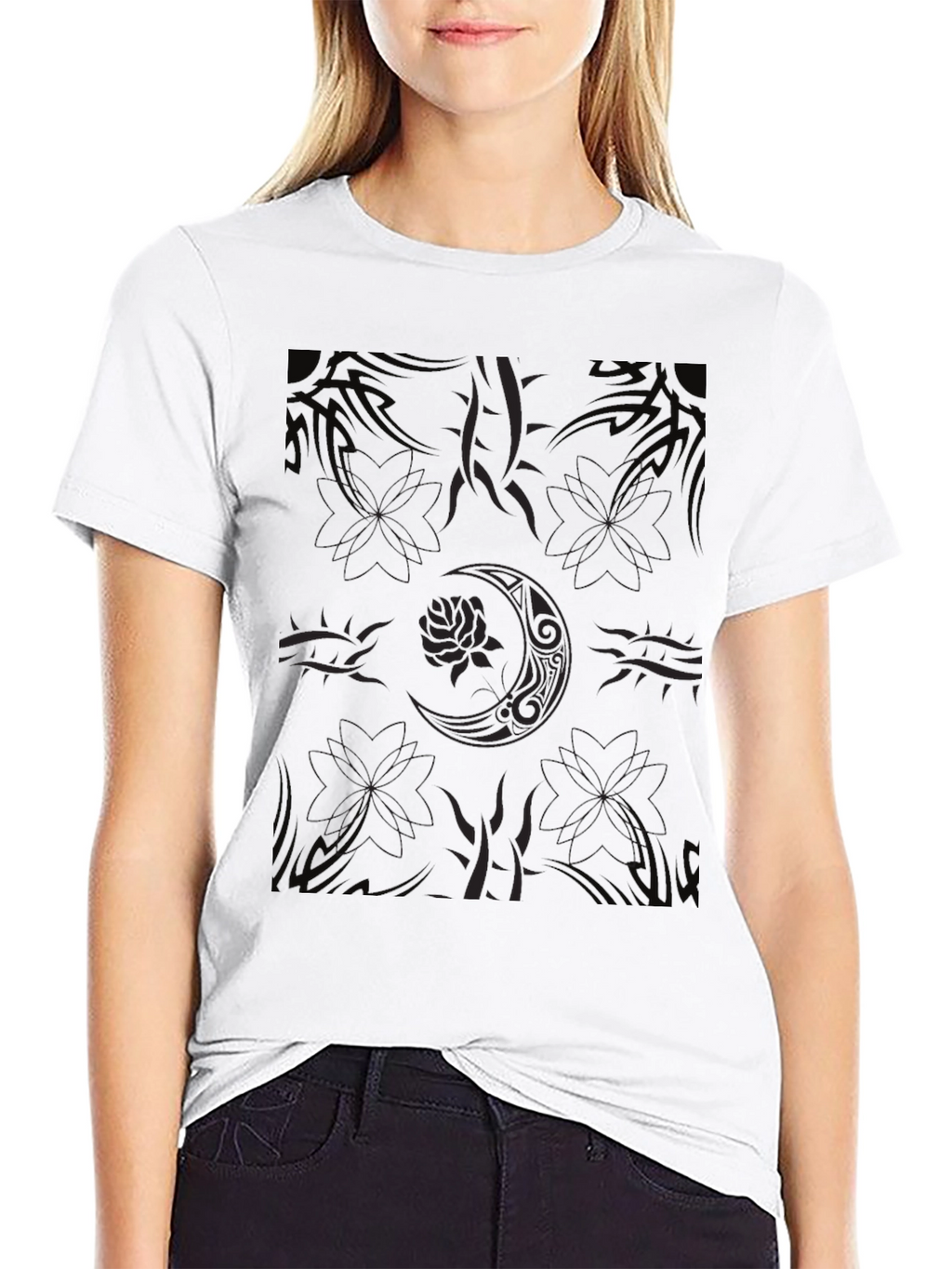 Mystic Moon Black T-Shirt