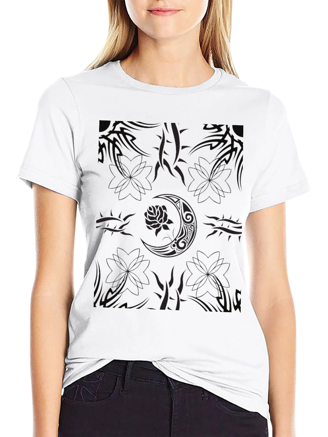 Mystic Moon Black T-Shirt