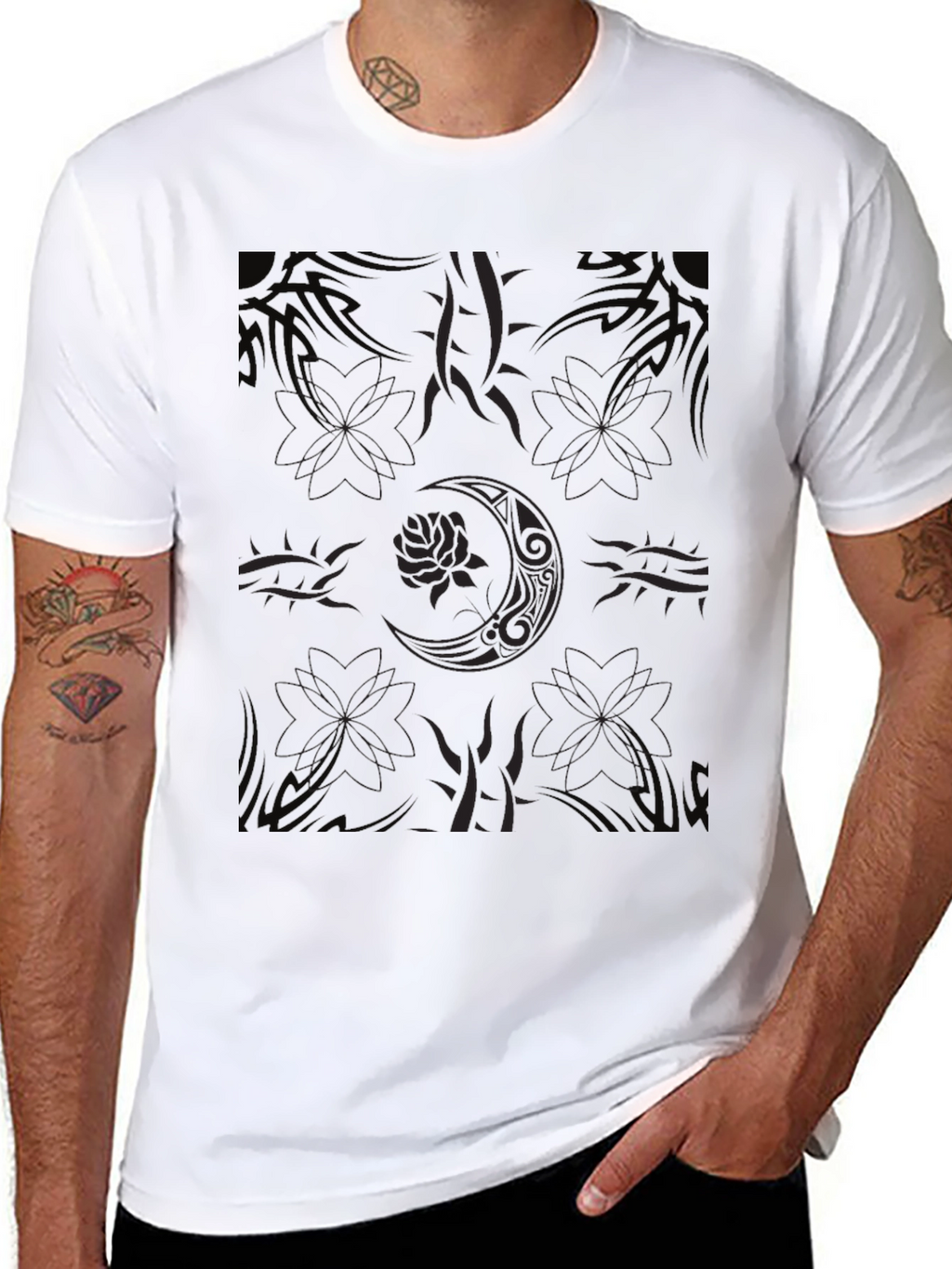 Mystic Moon Black T-Shirt