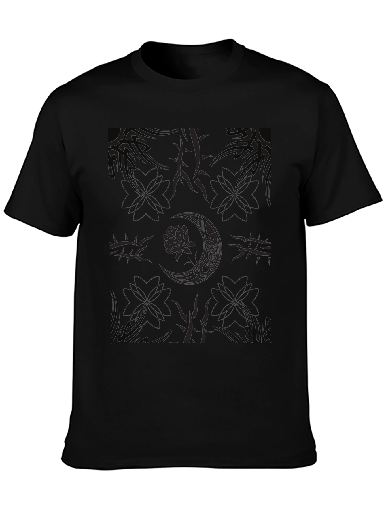 Mystic Moon Black T-Shirt