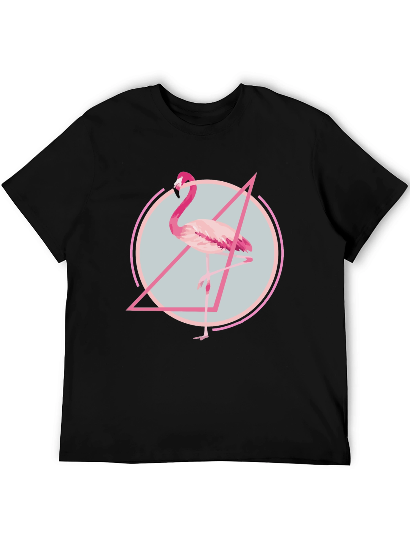Flamingo Graphic Tee - Modern Print T-Shirt