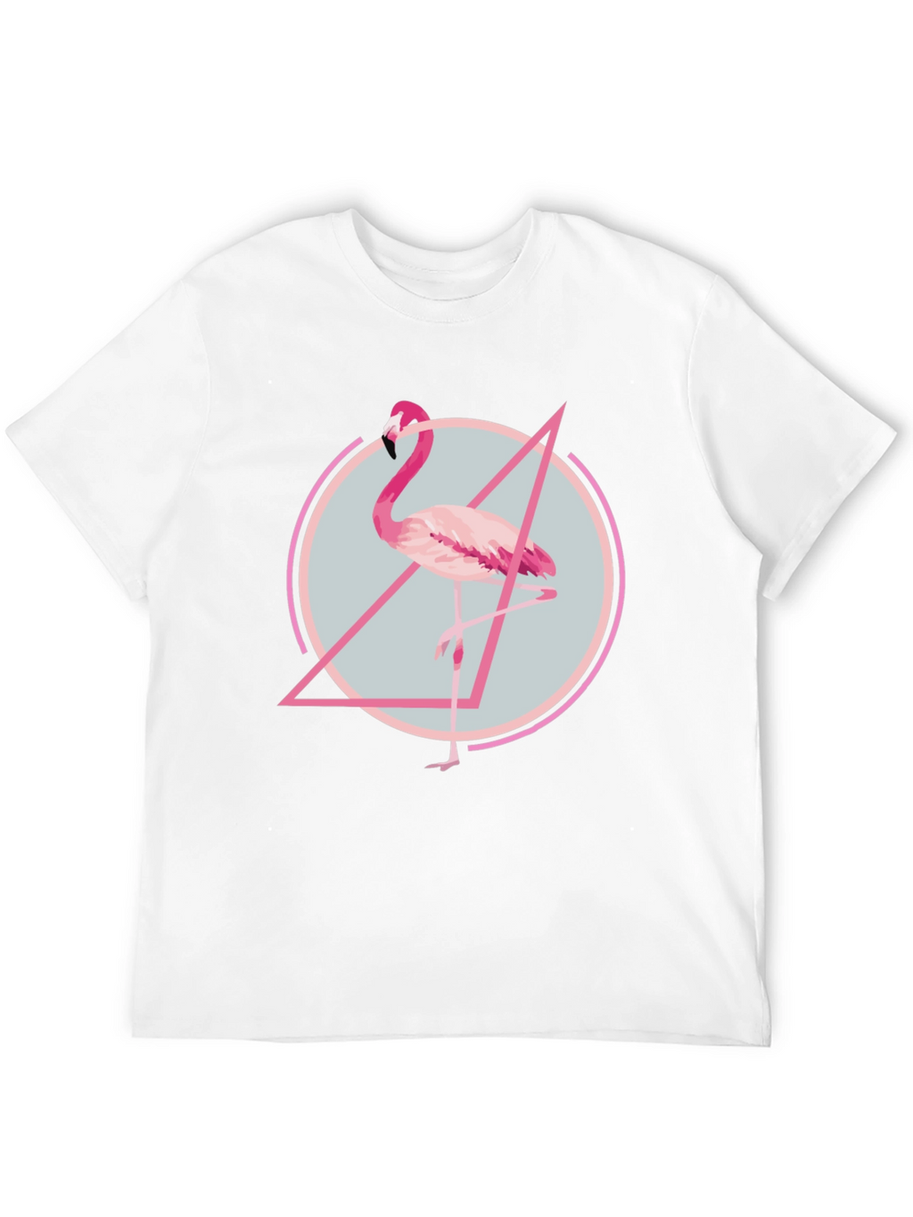 Flamingo Graphic Tee - Modern Print T-Shirt