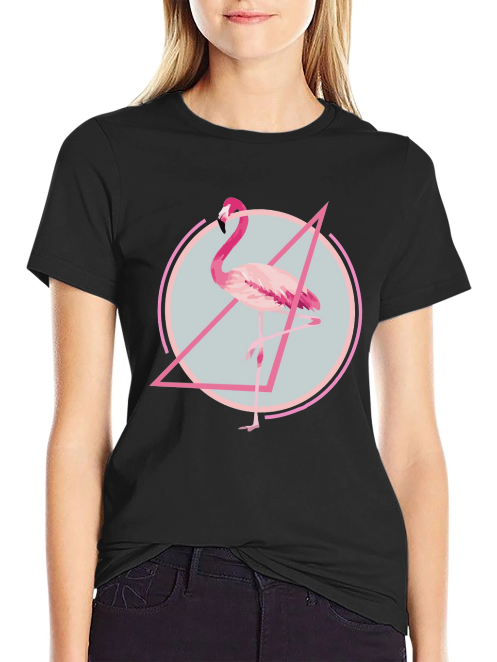 Flamingo Graphic Tee - Modern Print T-Shirt