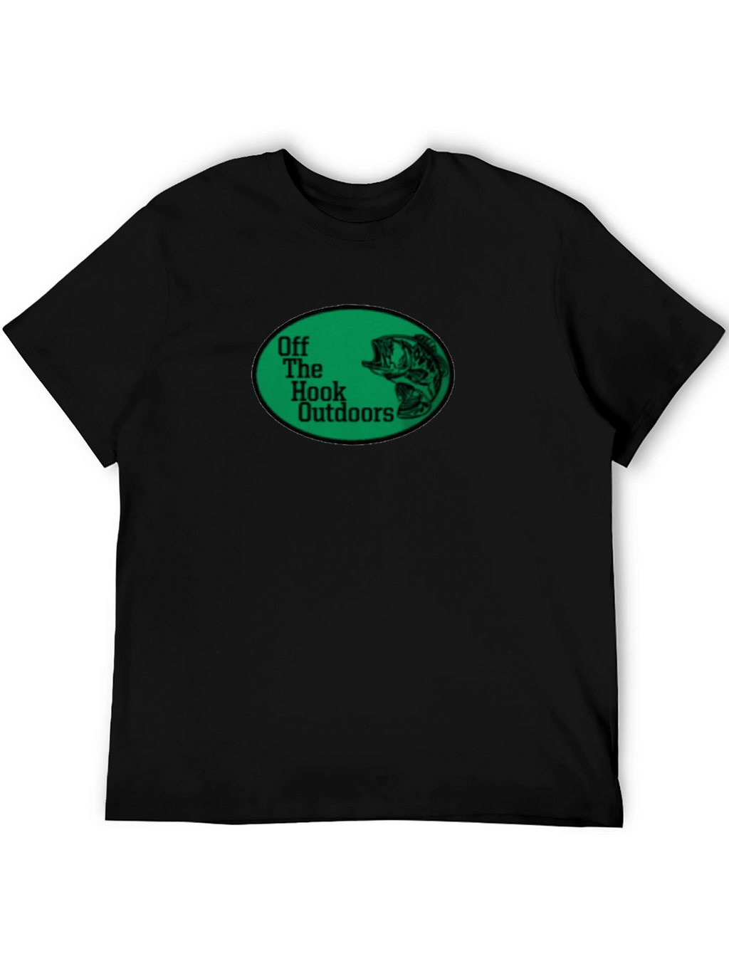 Off The Hook Outdoors Black Graphic T-Shirt