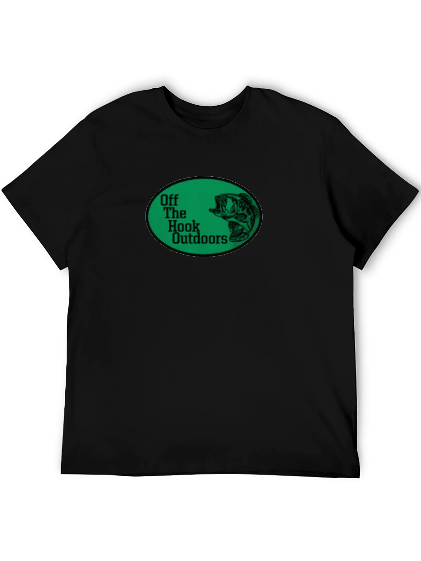 Off The Hook Outdoors Black Graphic T-Shirt