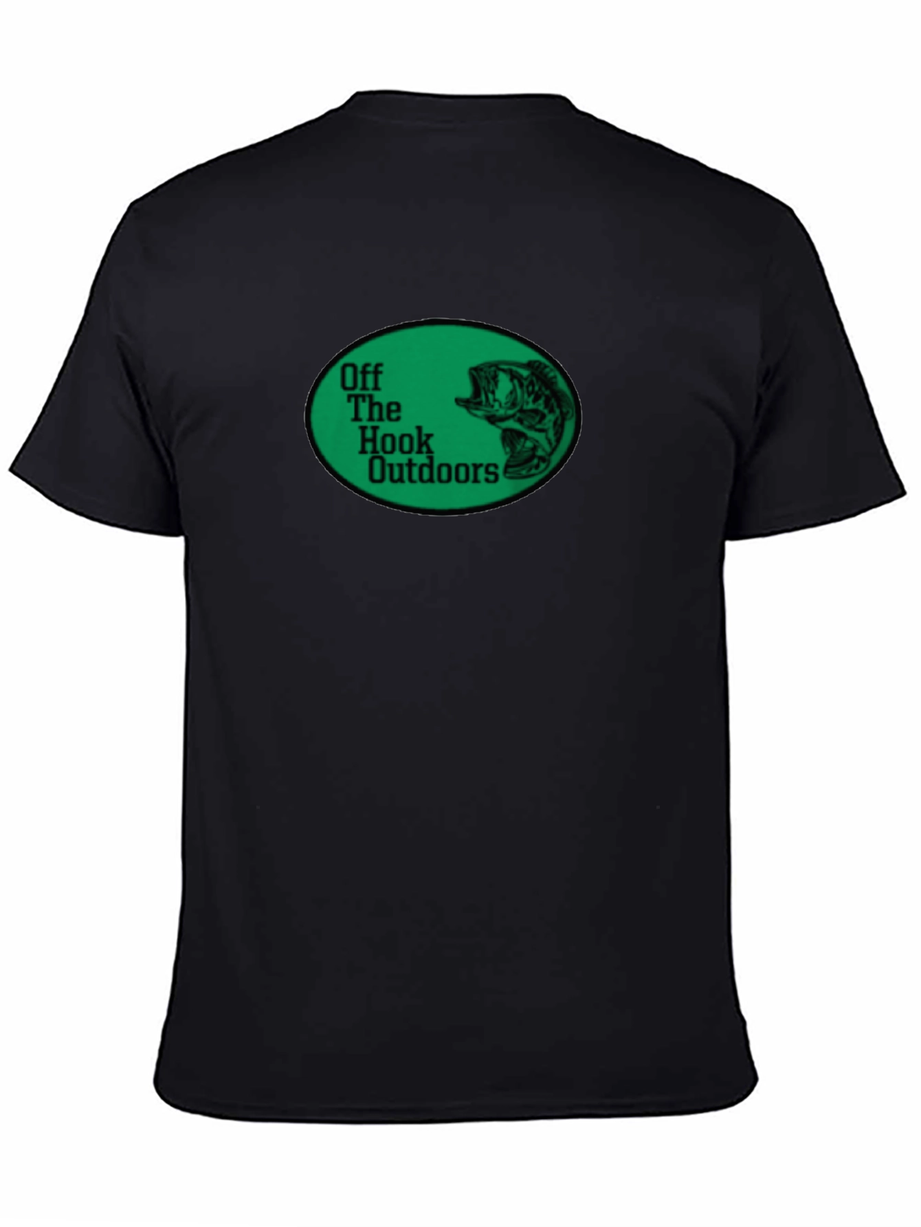 Off The Hook Outdoors Black Graphic T-Shirt
