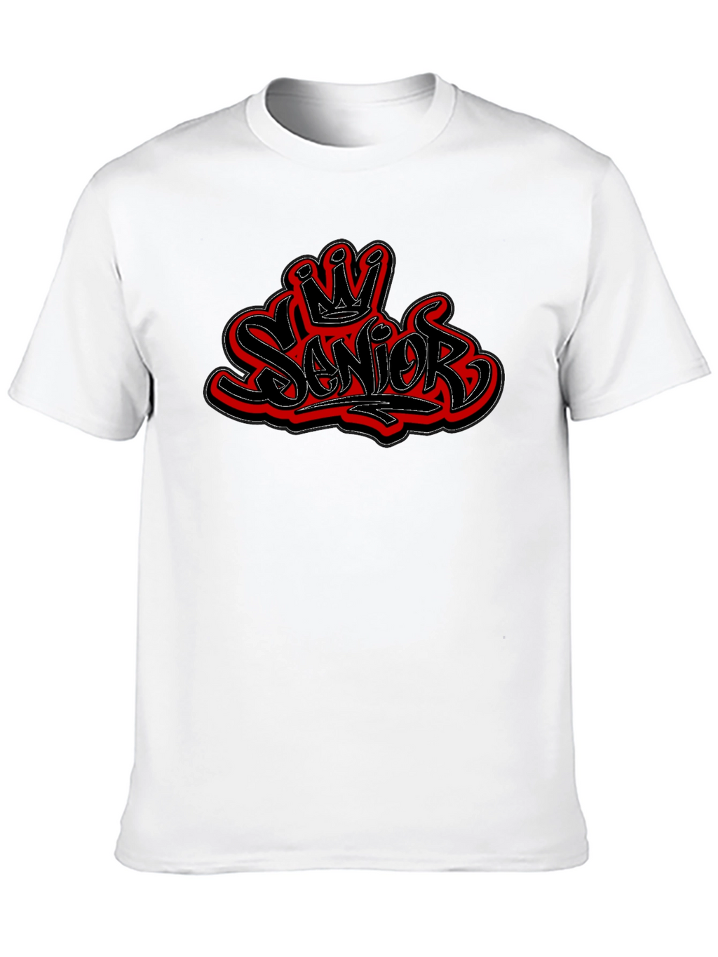 Senior Crown T-Shirt - Stylish Black Tee