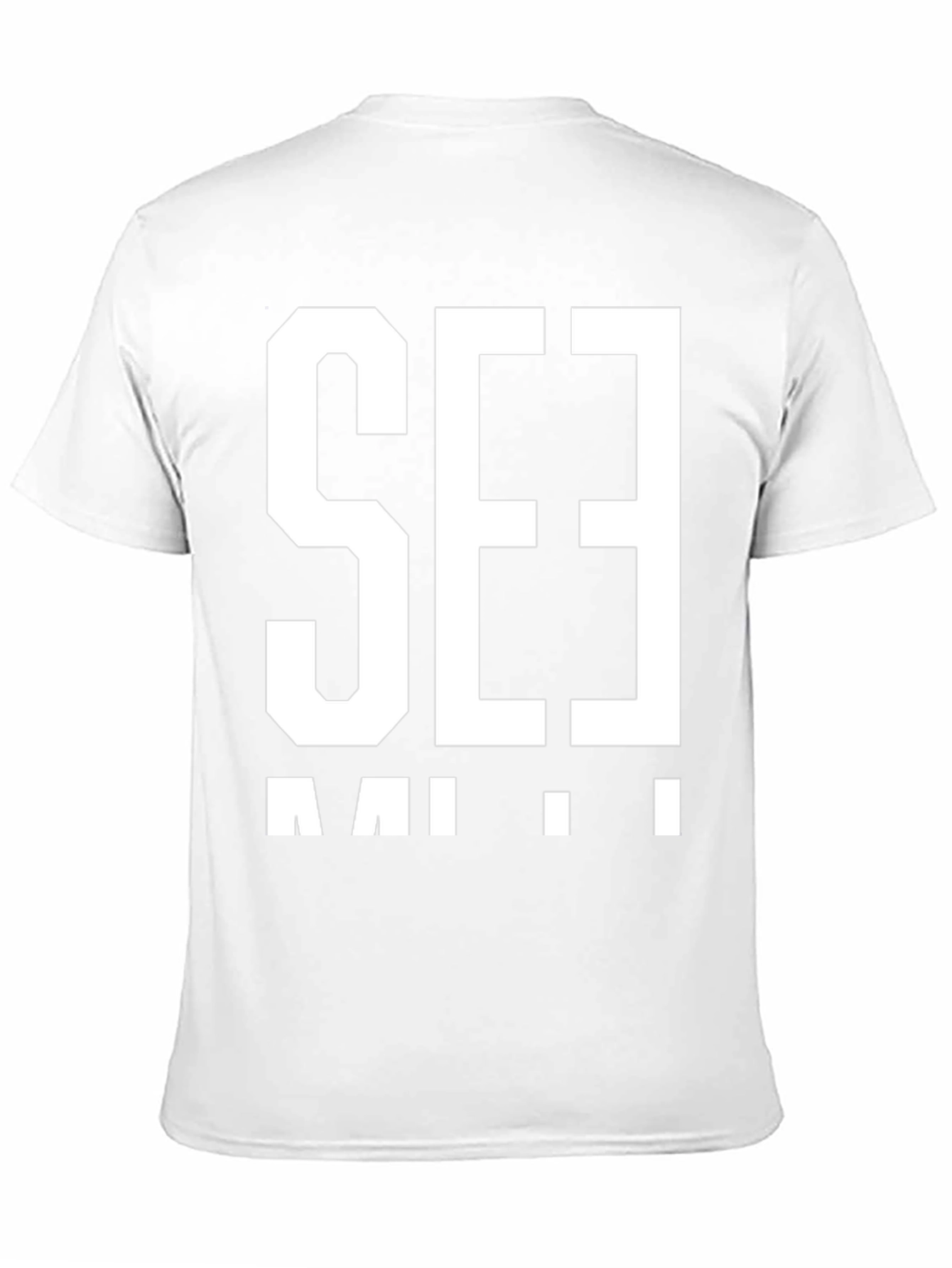 Bold Graphic T-Shirt - Black with White Print