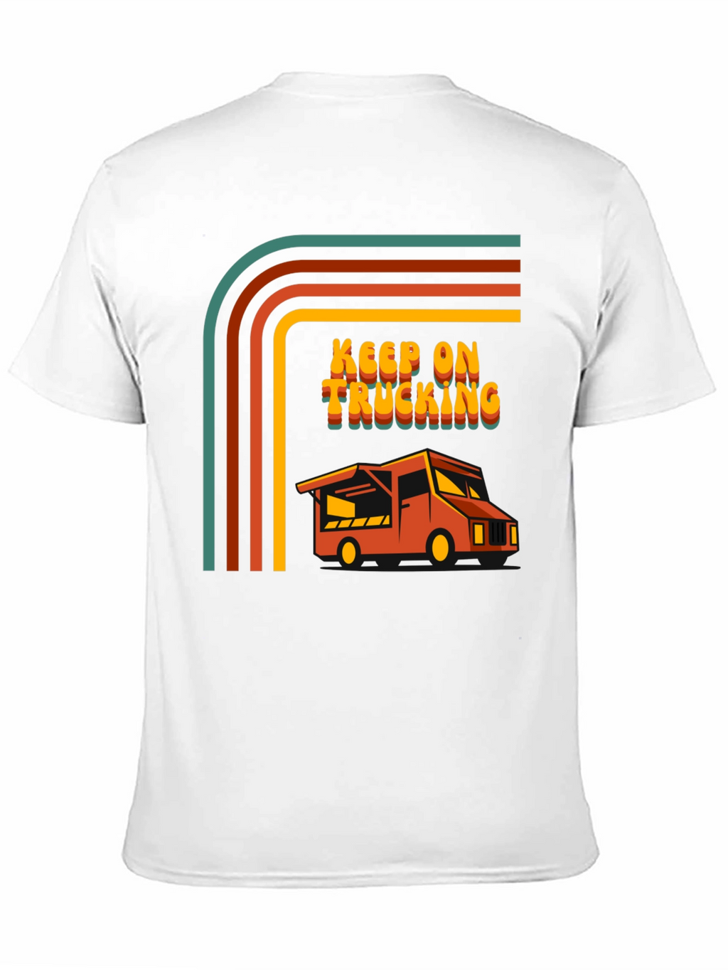 Keep on Trucking Retro Graphic Tee