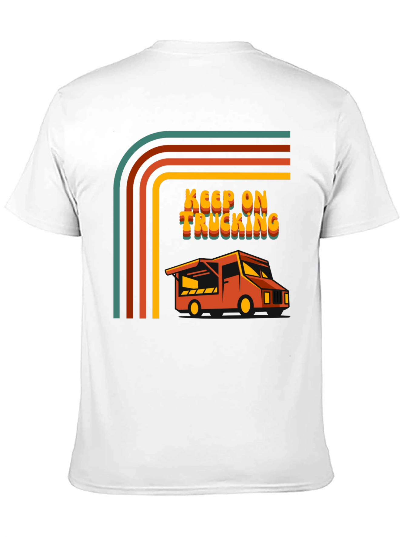 Keep on Trucking Retro Graphic Tee